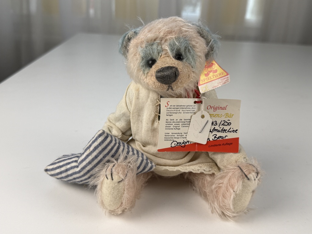 Sammler Clemens Teddy Bär Künstlerbär 21 cm. Top Zustand Siehe Fotos