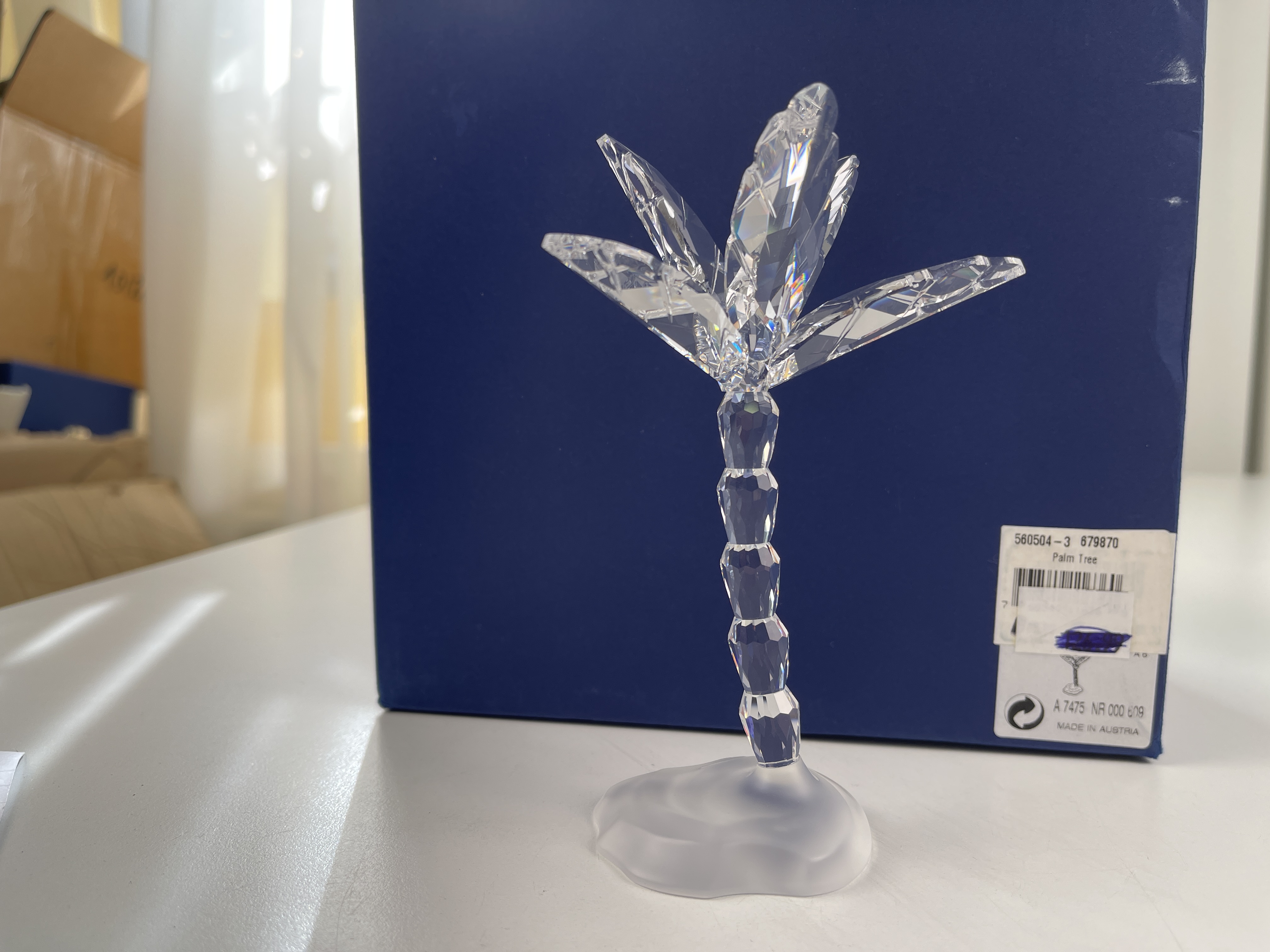 Swarovski Figur 679870 Palme 14,2 cm. Mit Ovp und Zertifikat. Top Zustand