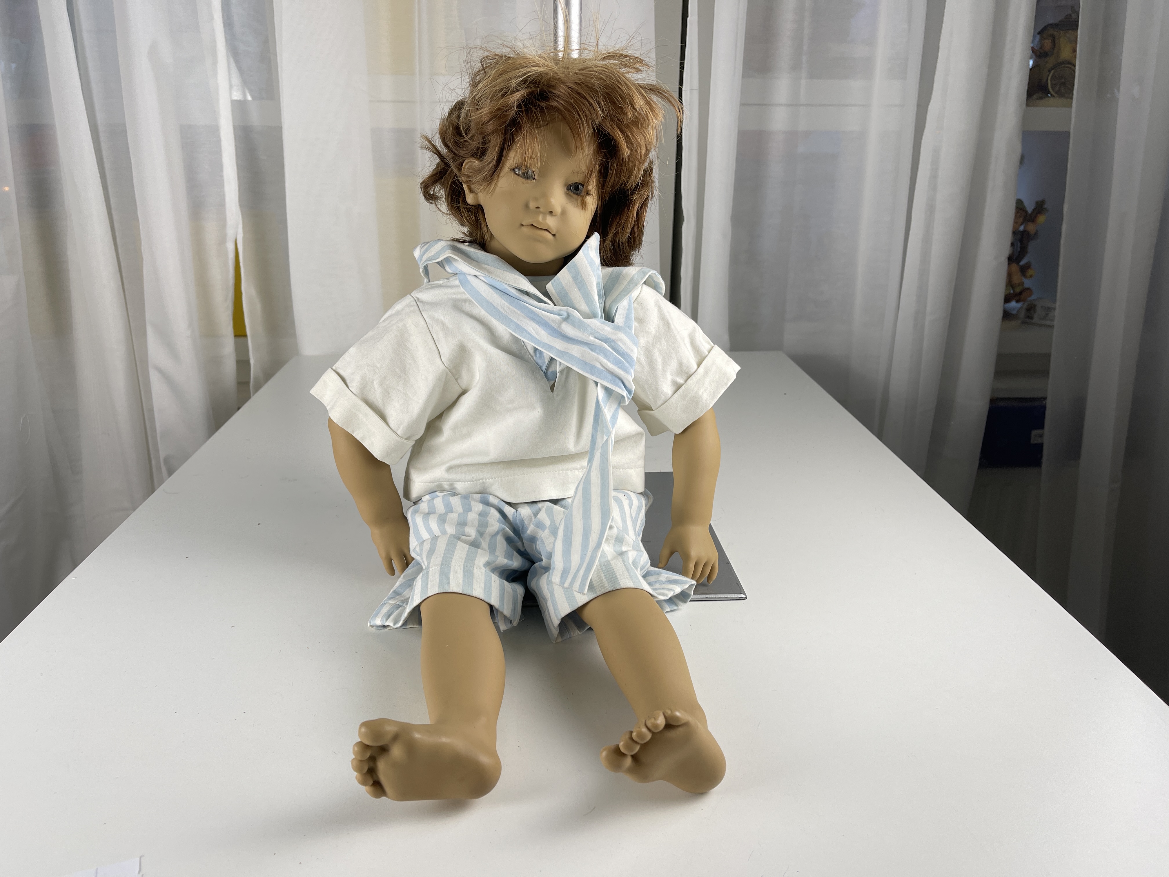 Künstlerpuppe Annette Himstedt Puppe Enzo 66 cm. Top Zustand  