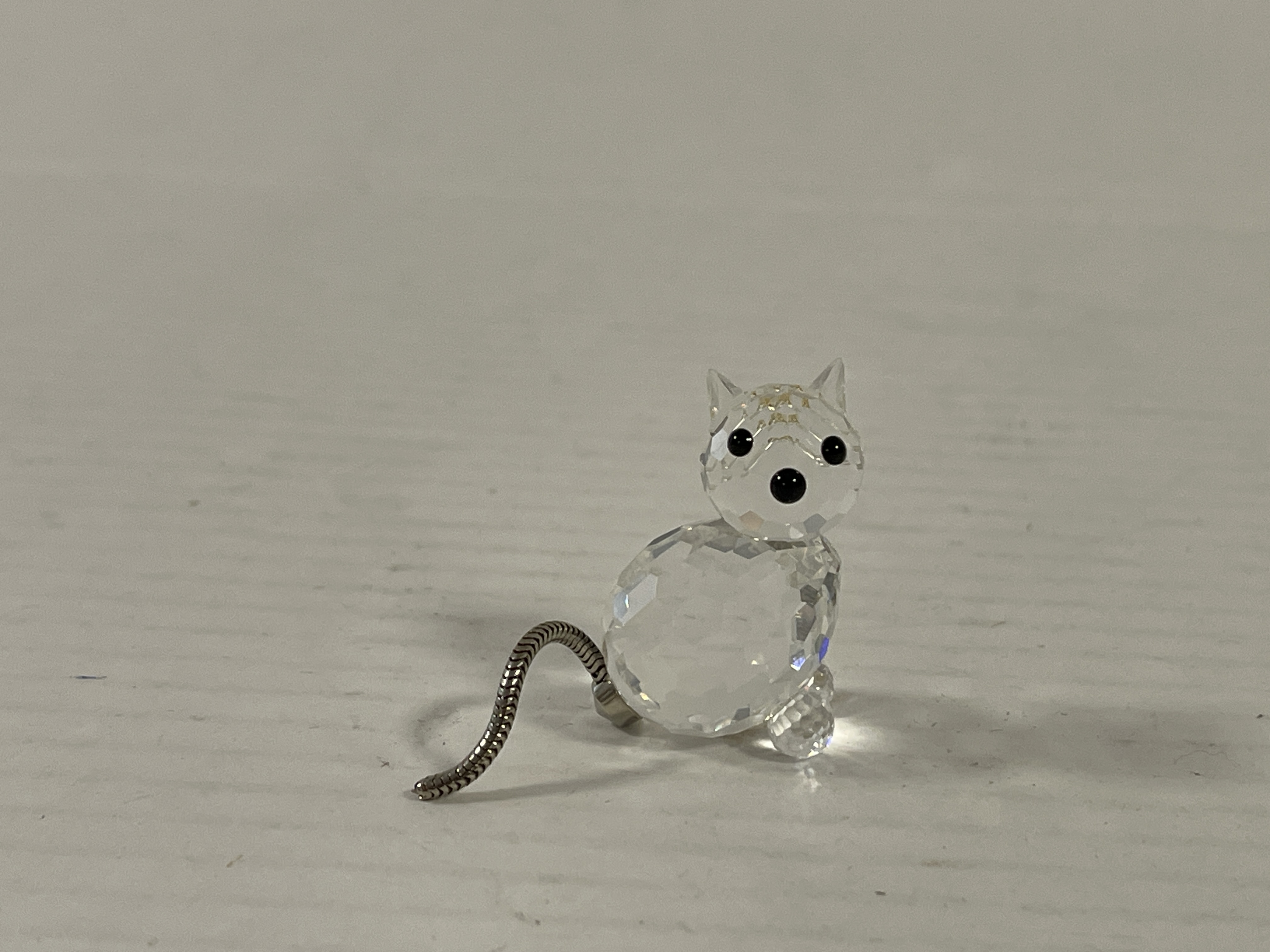 Swarovski Figur 010011 Katze 3,3 cm. Top Zustand   