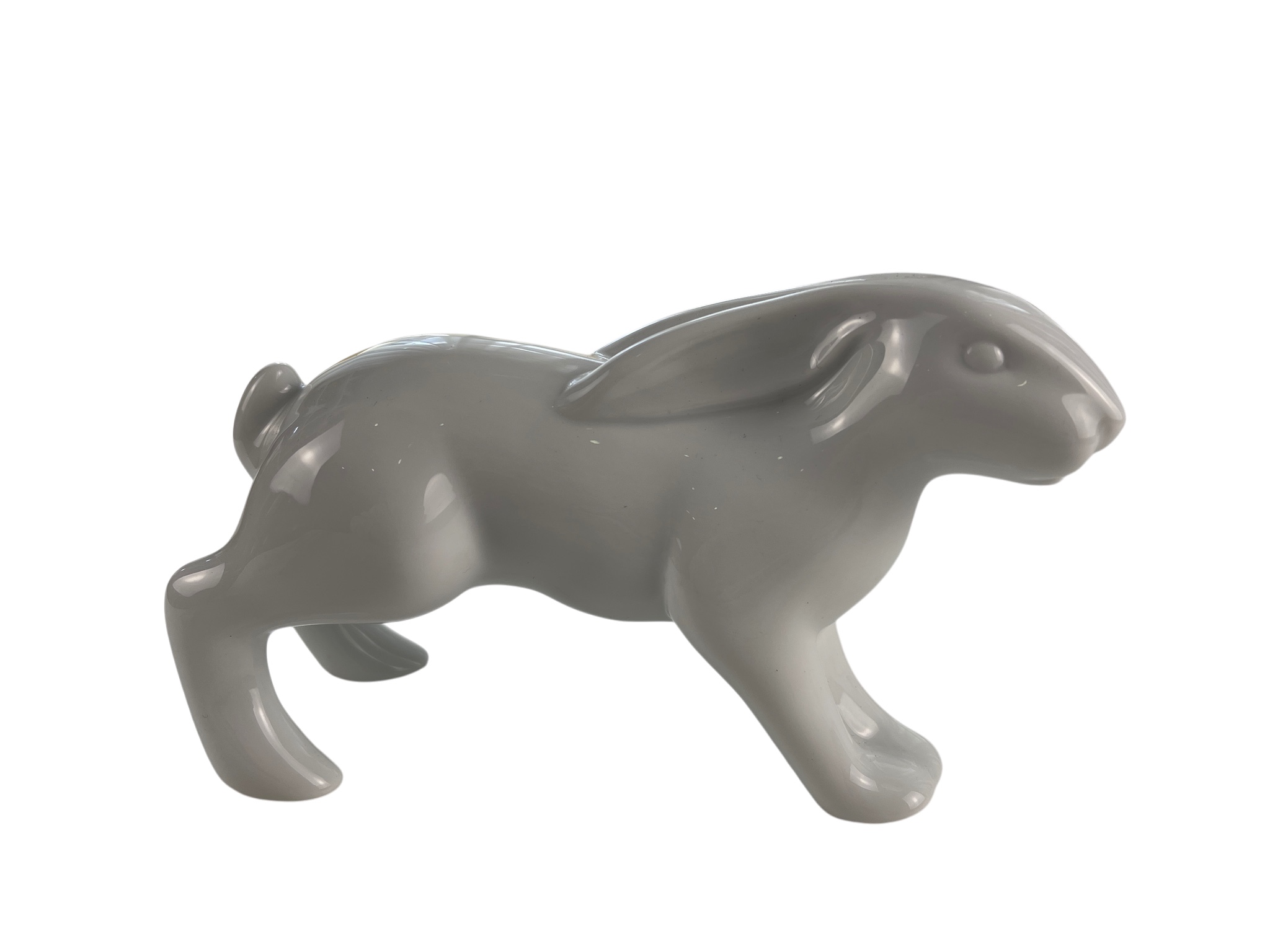 Fürstenberg  Porzellan Figur  Hase 17 x 9 cm. Top Zustand