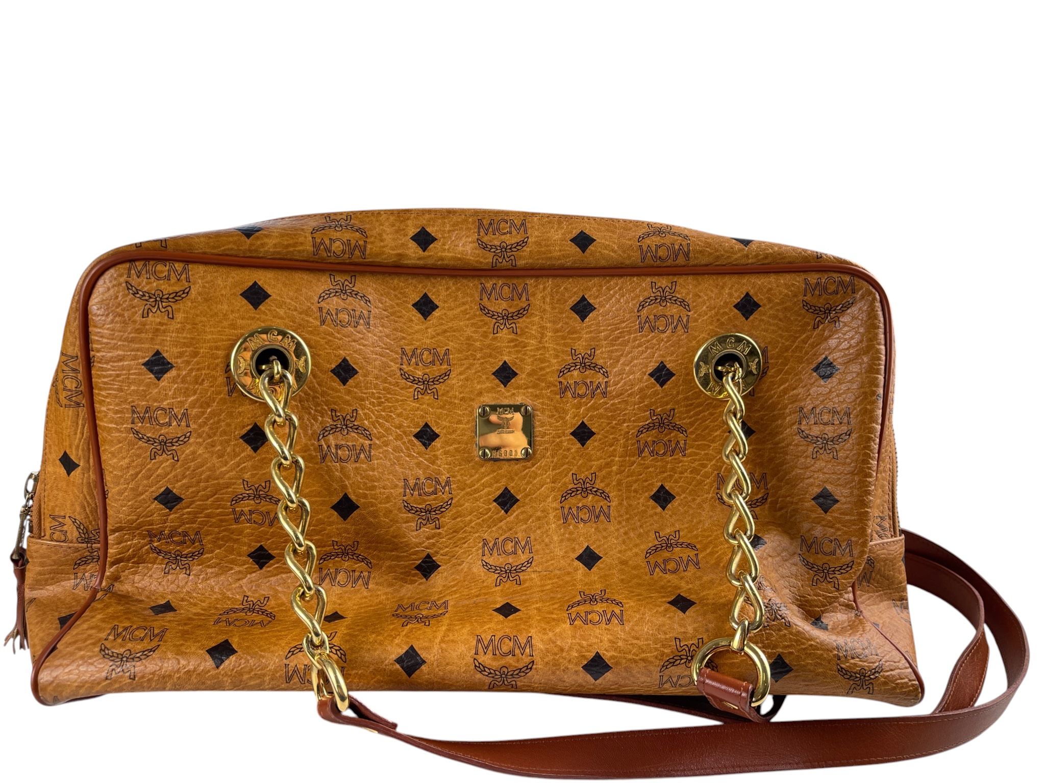 MCM Leder Damentasche Handtasche 33 x 17 x 7 cm.  Zustand siehe Fotos