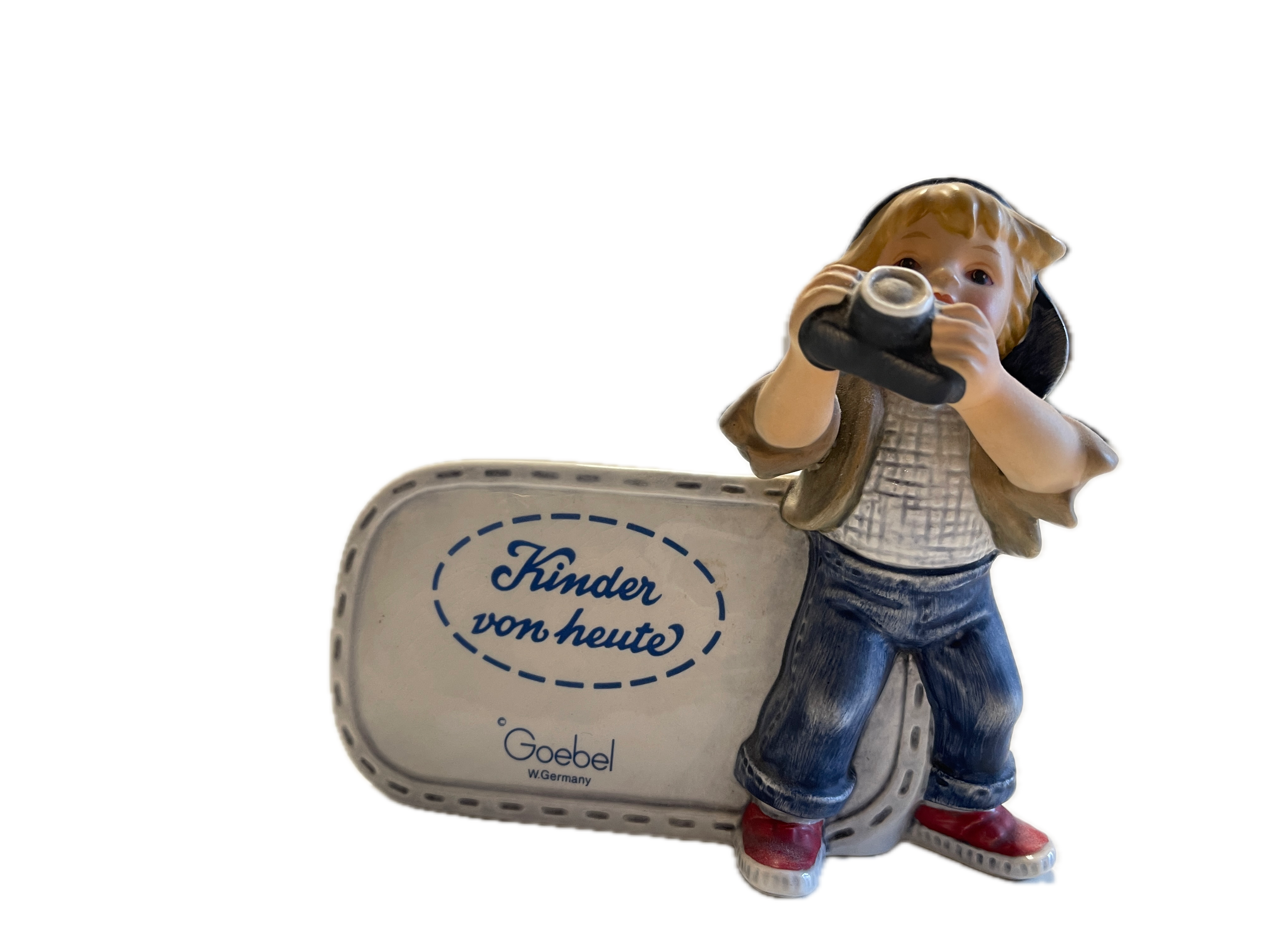 Goebel Figur Porzellanfigur Schild Kinder von Heute 14,5 x 13 cm. 1 Wahl Top Zustand.    