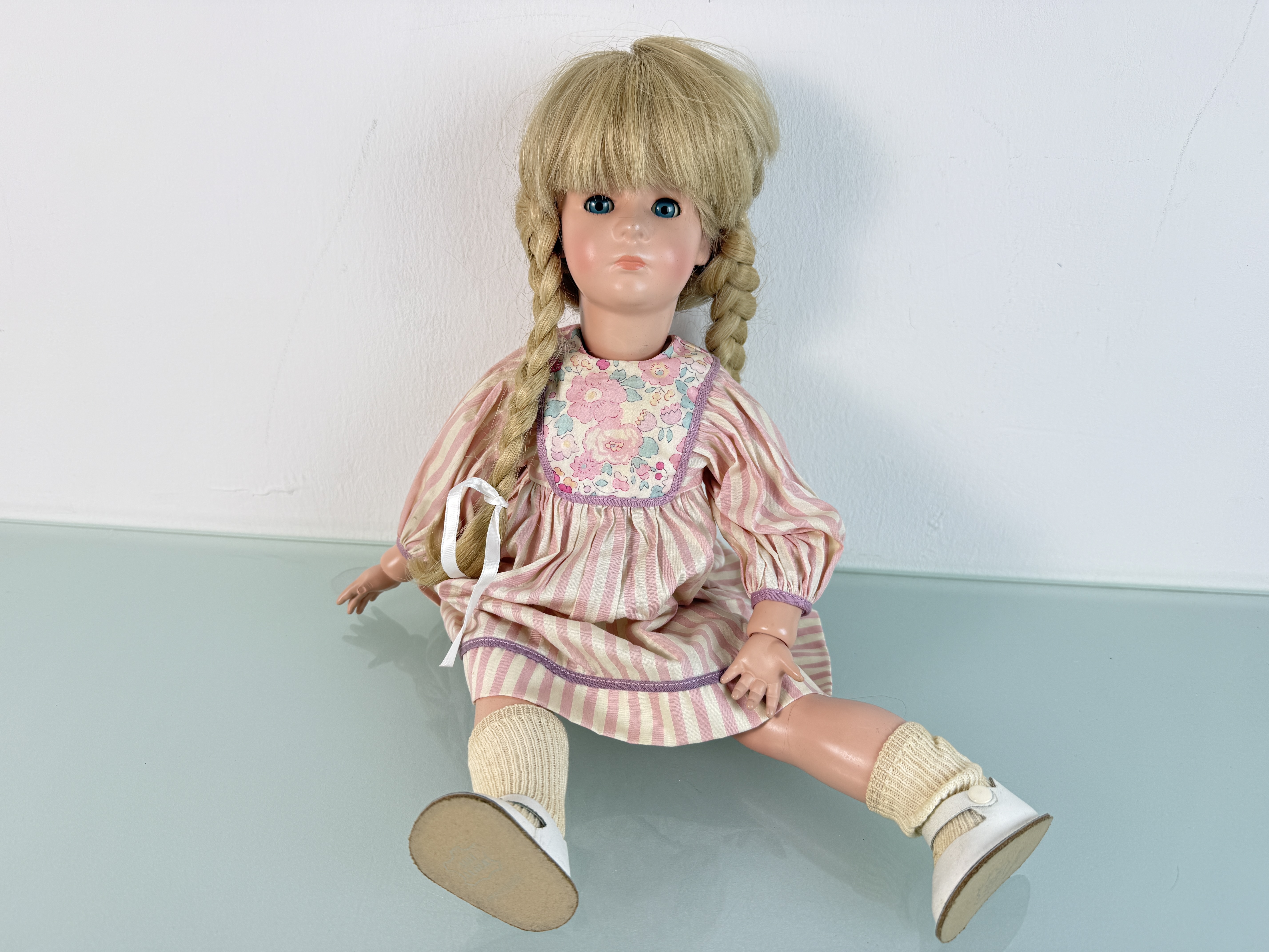 Wernicke Puppe Zelluloid Puppe 43 cm Zustand Siehe Fotos.   