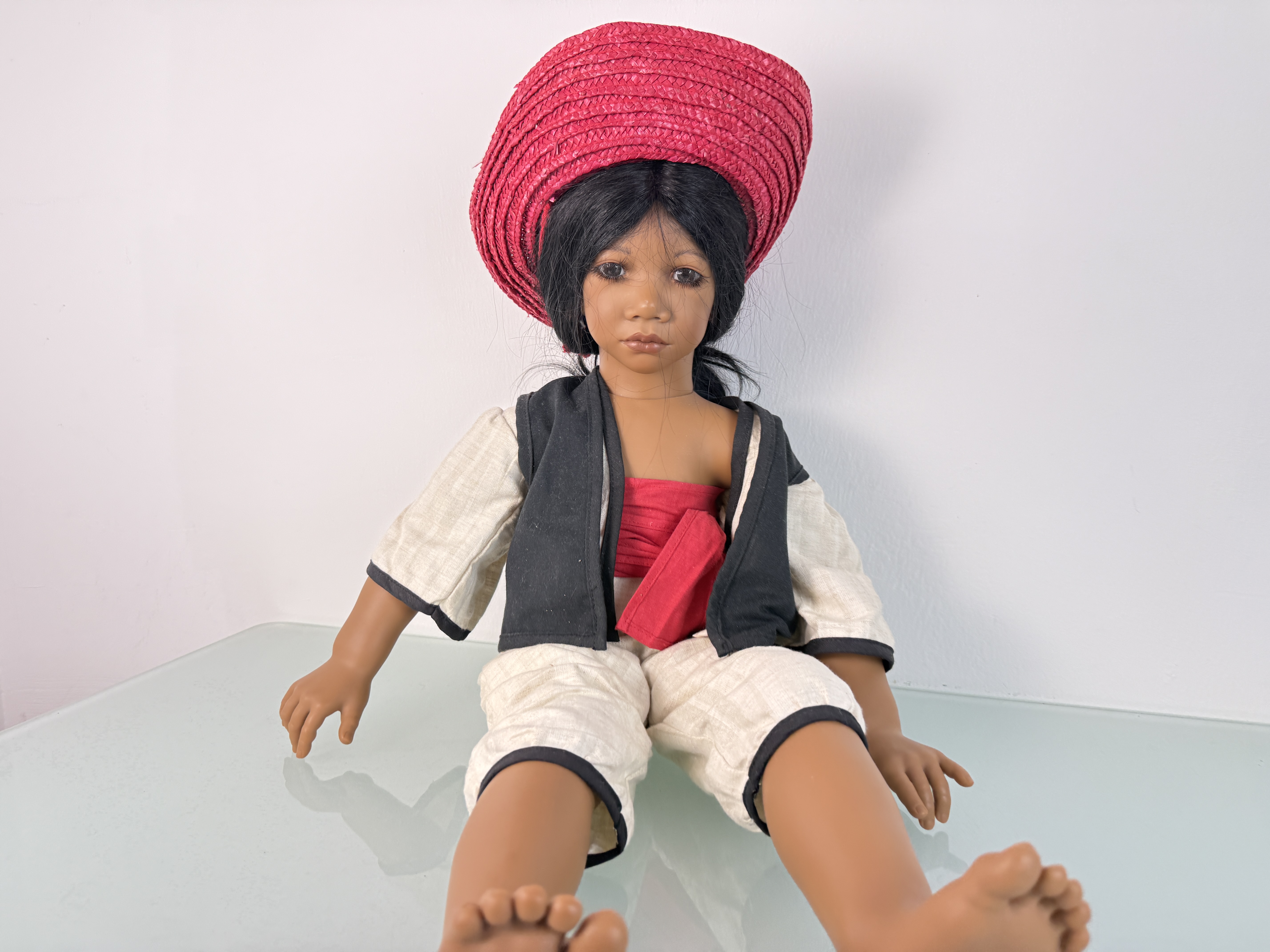 Annette Himstedt Puppe Pancho 70 cm. Top Zustand 