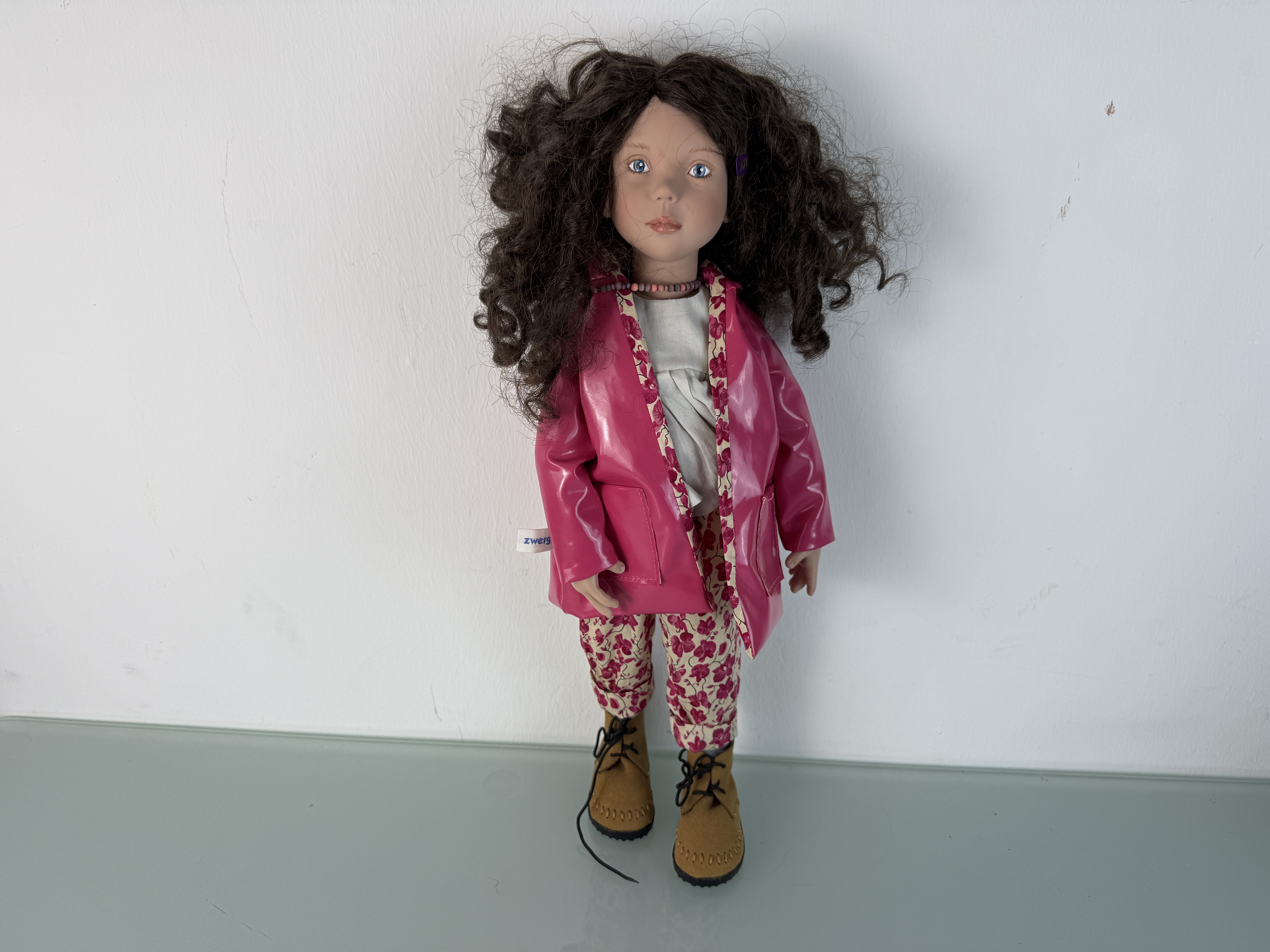 Zwergnase Künstlerpuppe Nicole Marschollek Puppe 48 cm. Top Zustand   