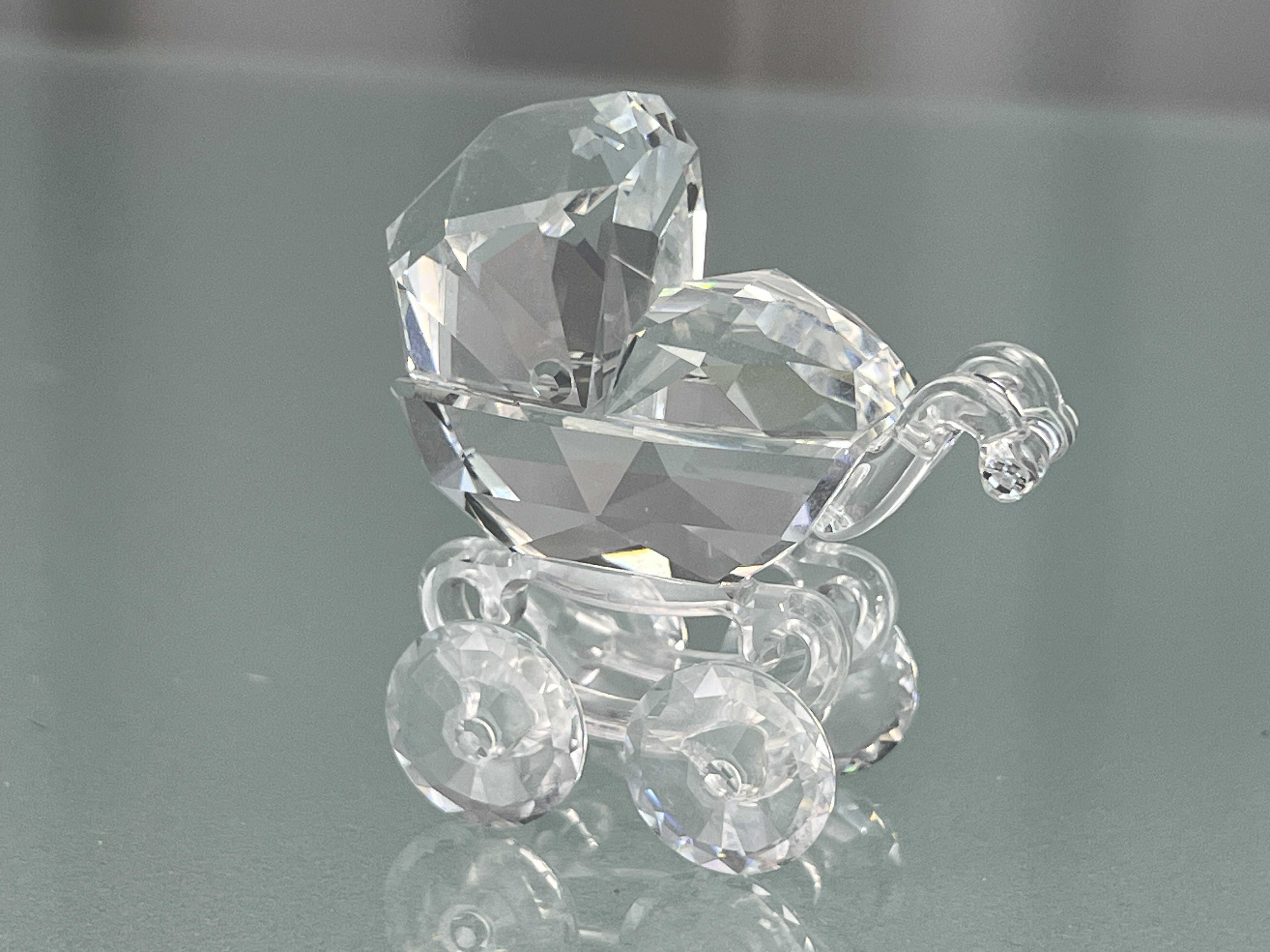 Swarovski Figur 199197 Kinderwagen 5,5 cm. - Top Zustand 