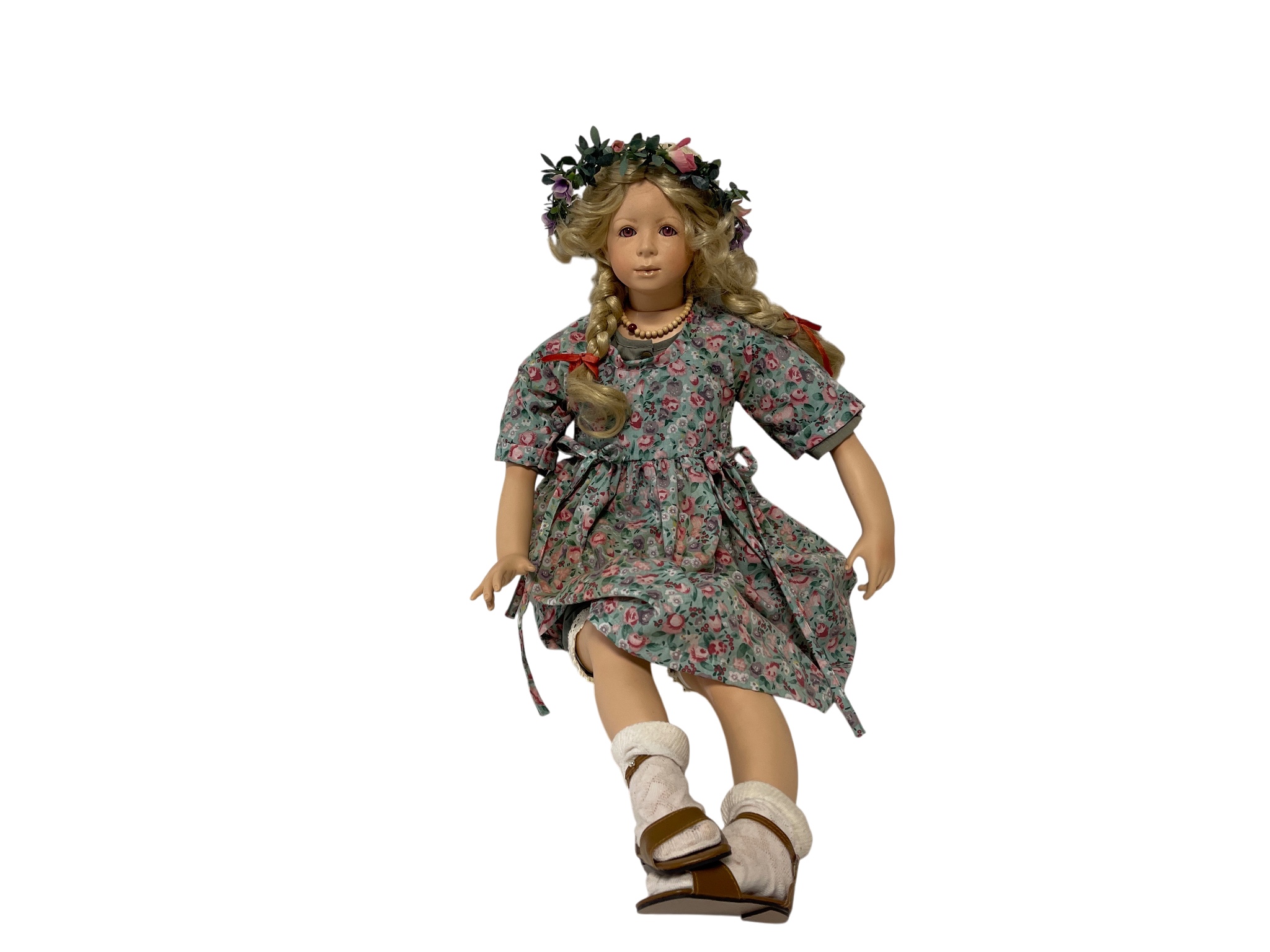 Künstlerpuppe Porzellanpuppe 65 cm. Top Zustand   