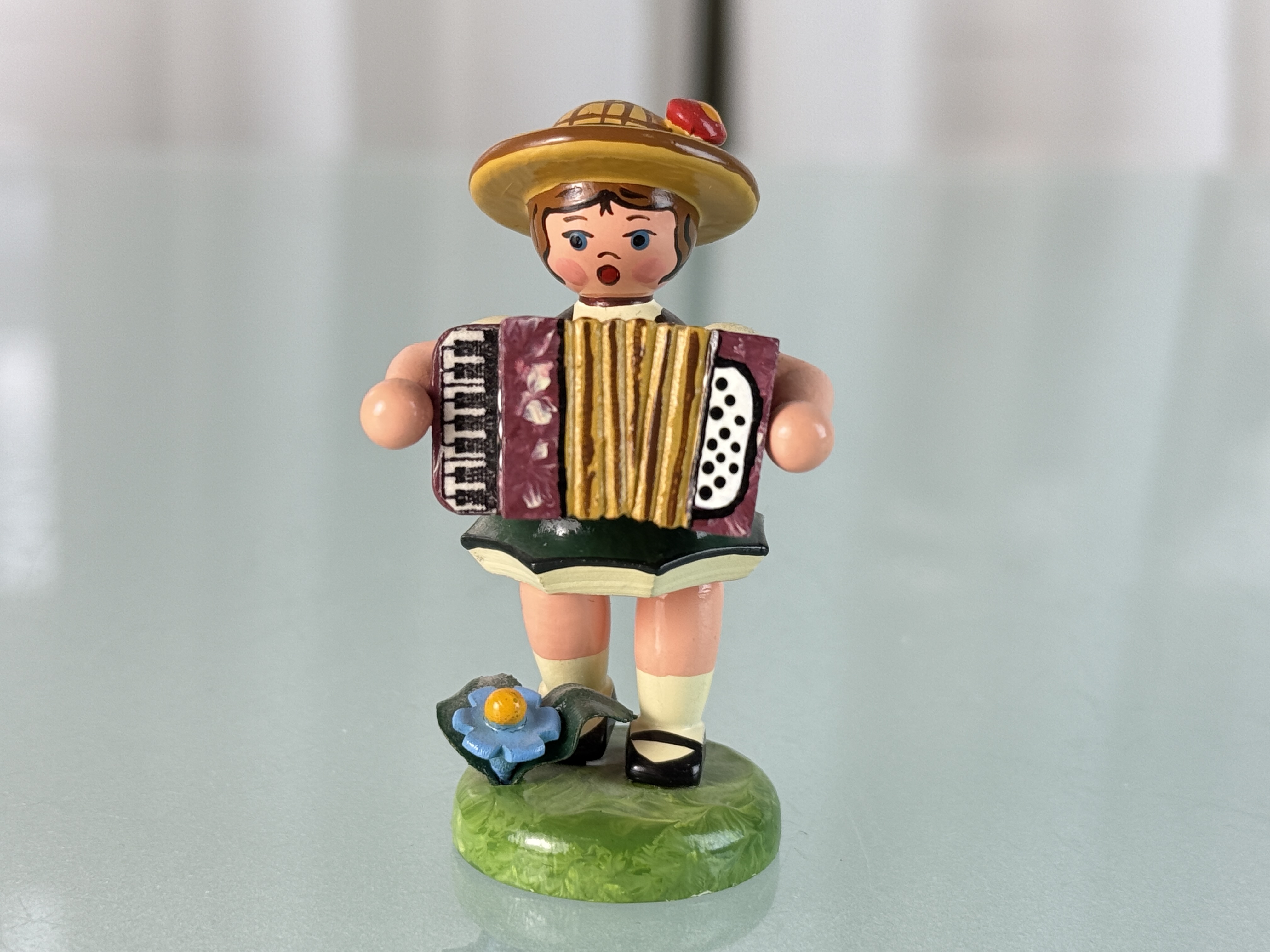 Erzgebirge Sammler Figur Hubrig 6 cm. Top Zustand   