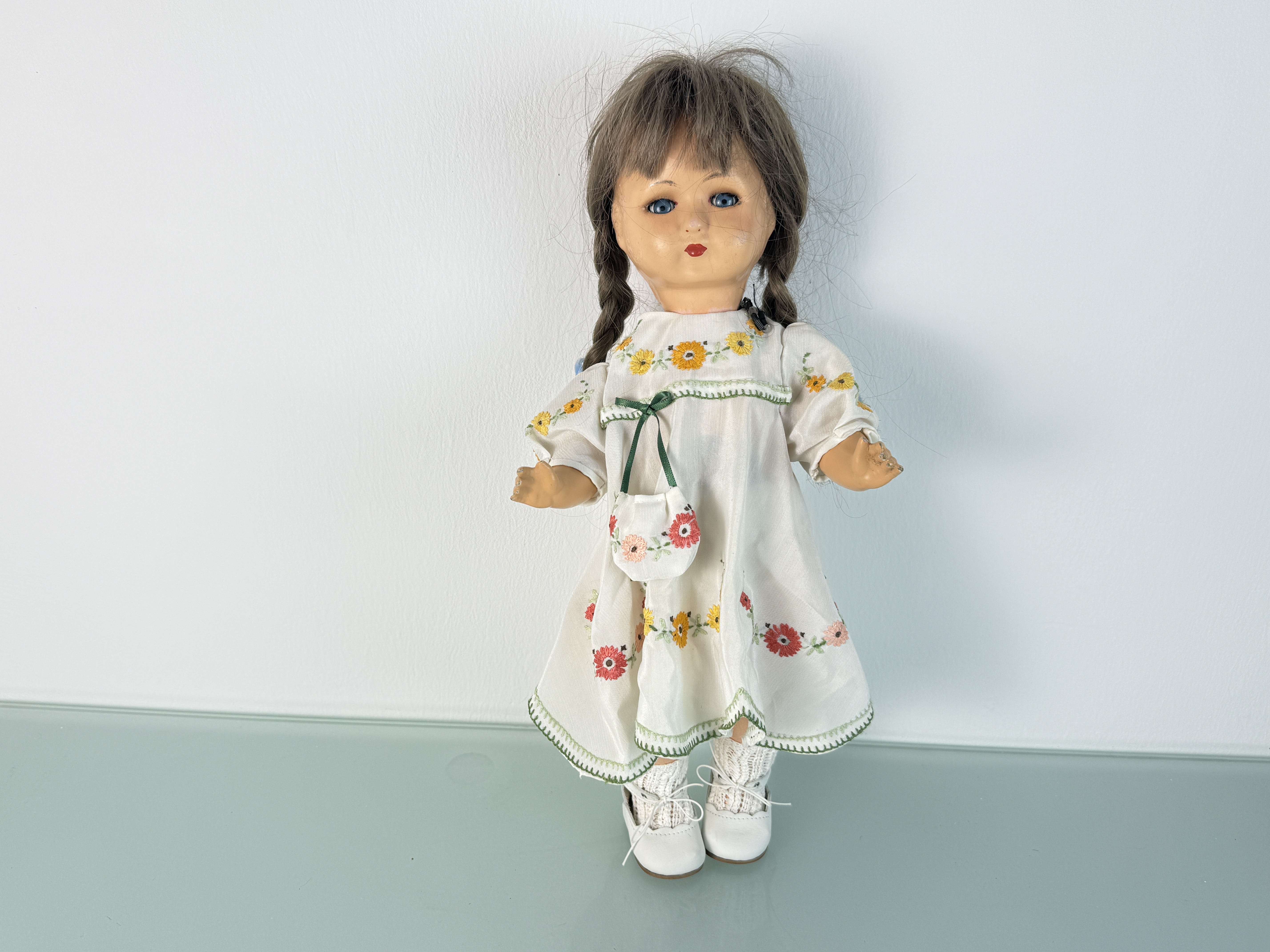 Künstlerpuppe Sammler Alte Puppe 42 cm. Zustand siehe Fotos  