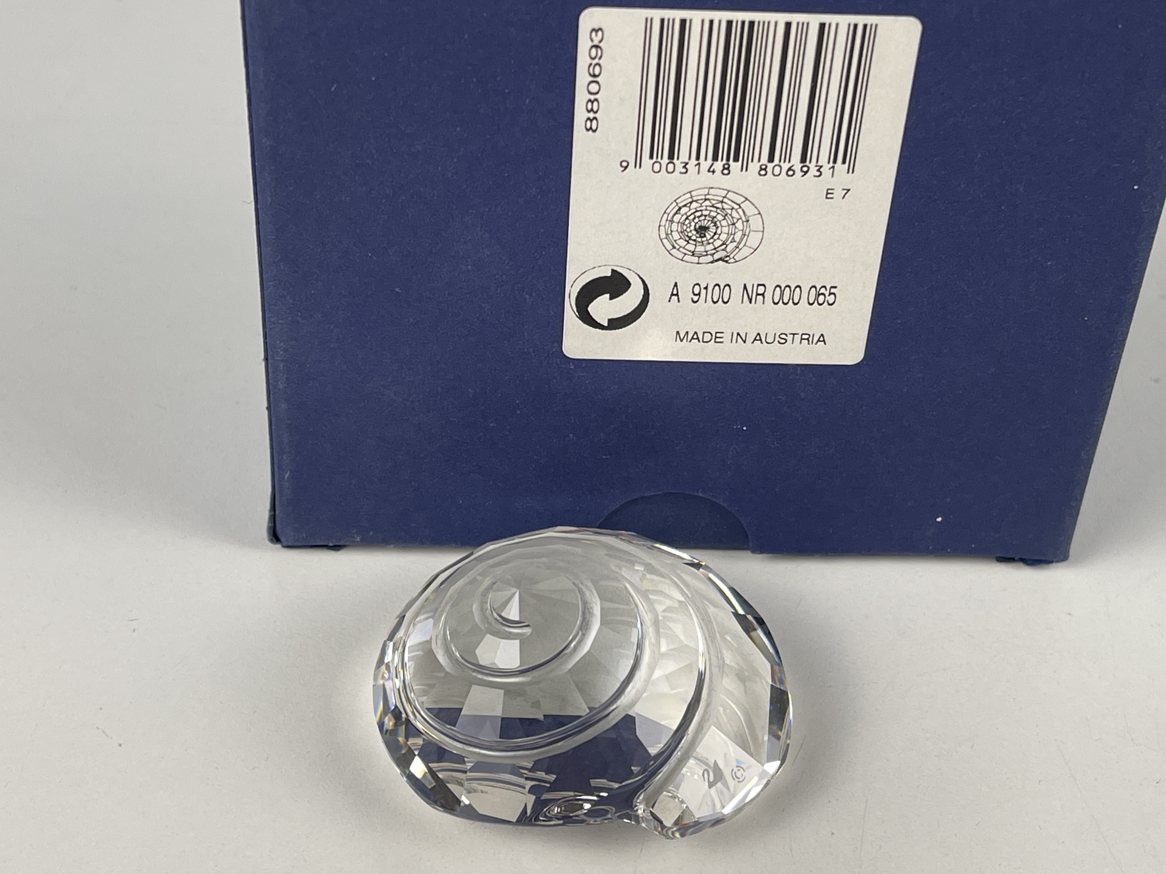  Swarovski Figur 880693 Muschel 5 cm mit Ovp & Zertifikat Top Zustand    