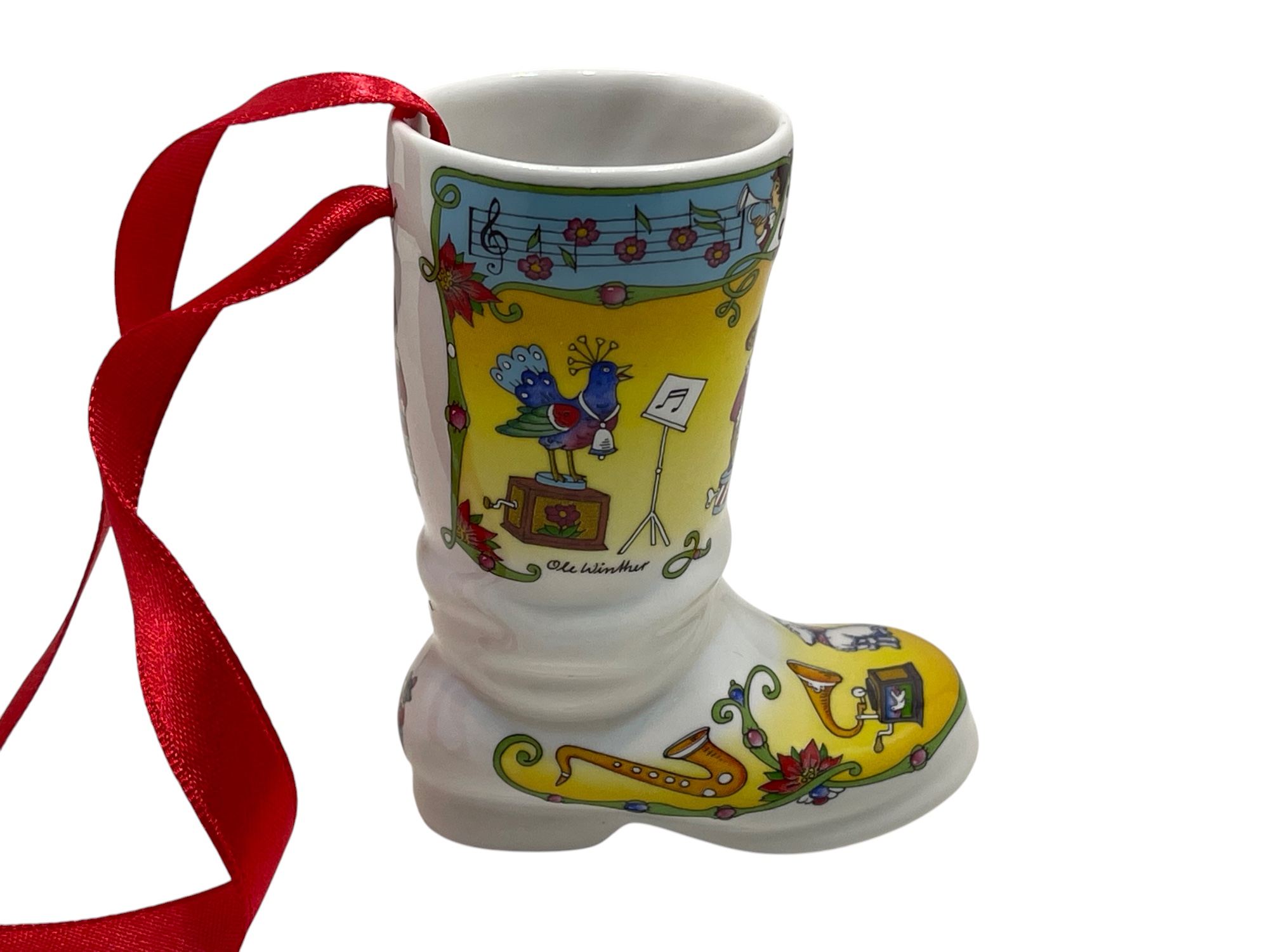 Hutschenreuther 2006 Stiefel Ornament  - 1 Wahl. Top Zustand  