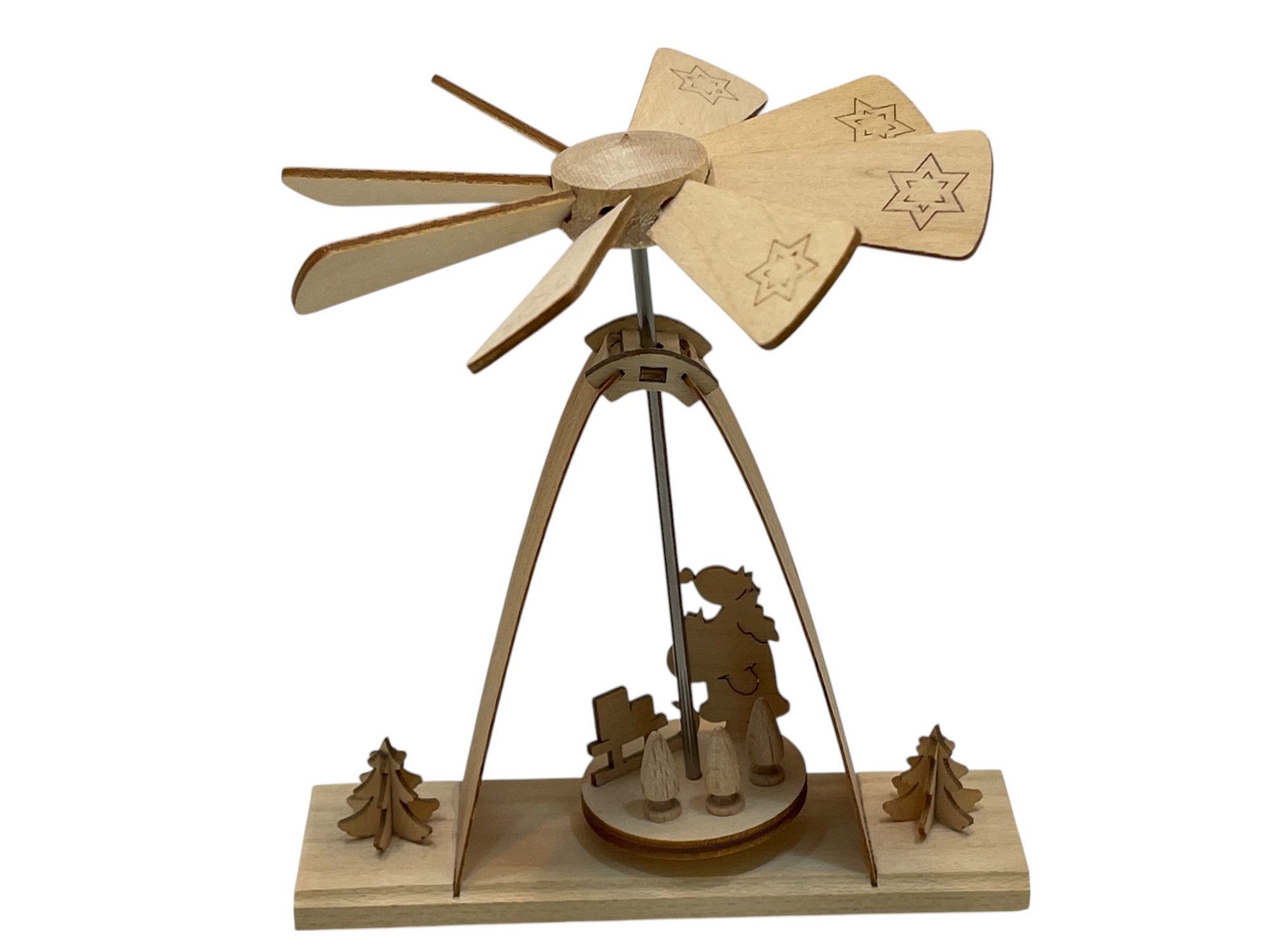 Erzgebirge Figur Weihnachtspyramide 11 x 9 cm. Top Zustand