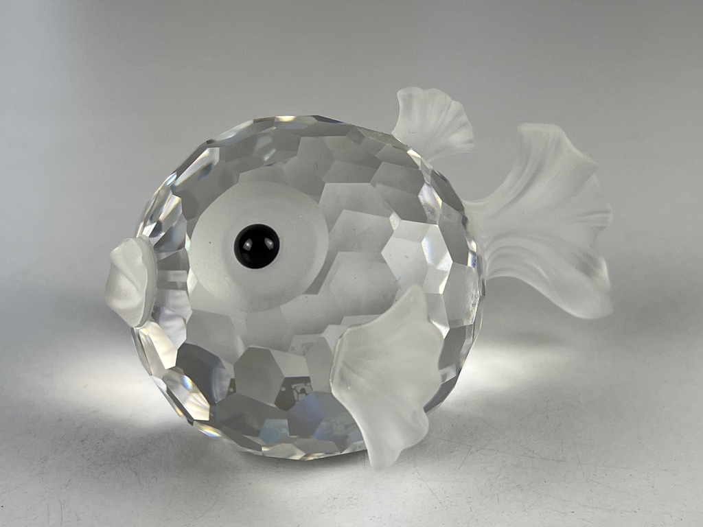  Swarovski Figur 010013 Großer Kugelfisch 7 cm. Top Zustand  
