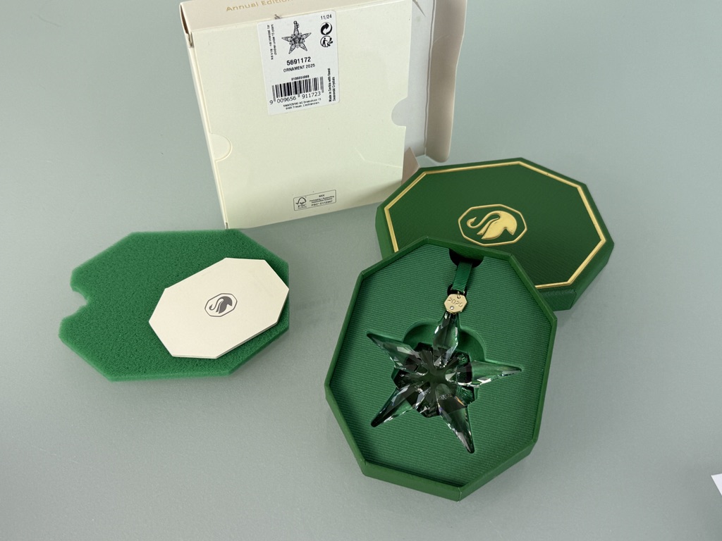 Swarovski Kristall 5691172 Weihnachtsstern 2025 Stern 7,7 cm Ovp Zertifikat Top Zustand 