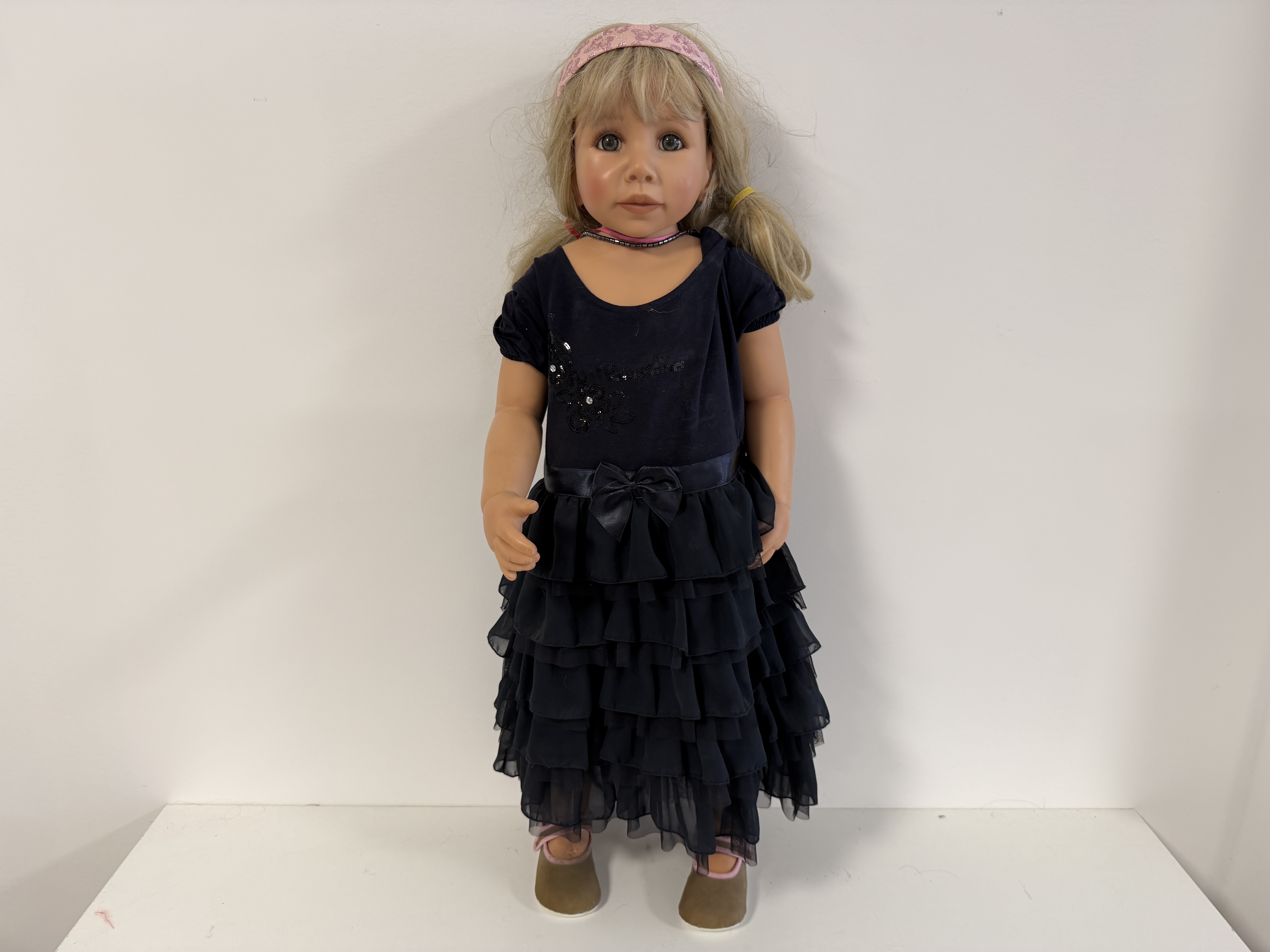 Künstlerpuppe Puppe Monika Peter Leicht Vinyl Puppe 90 cm. Leicht Schmutzig 