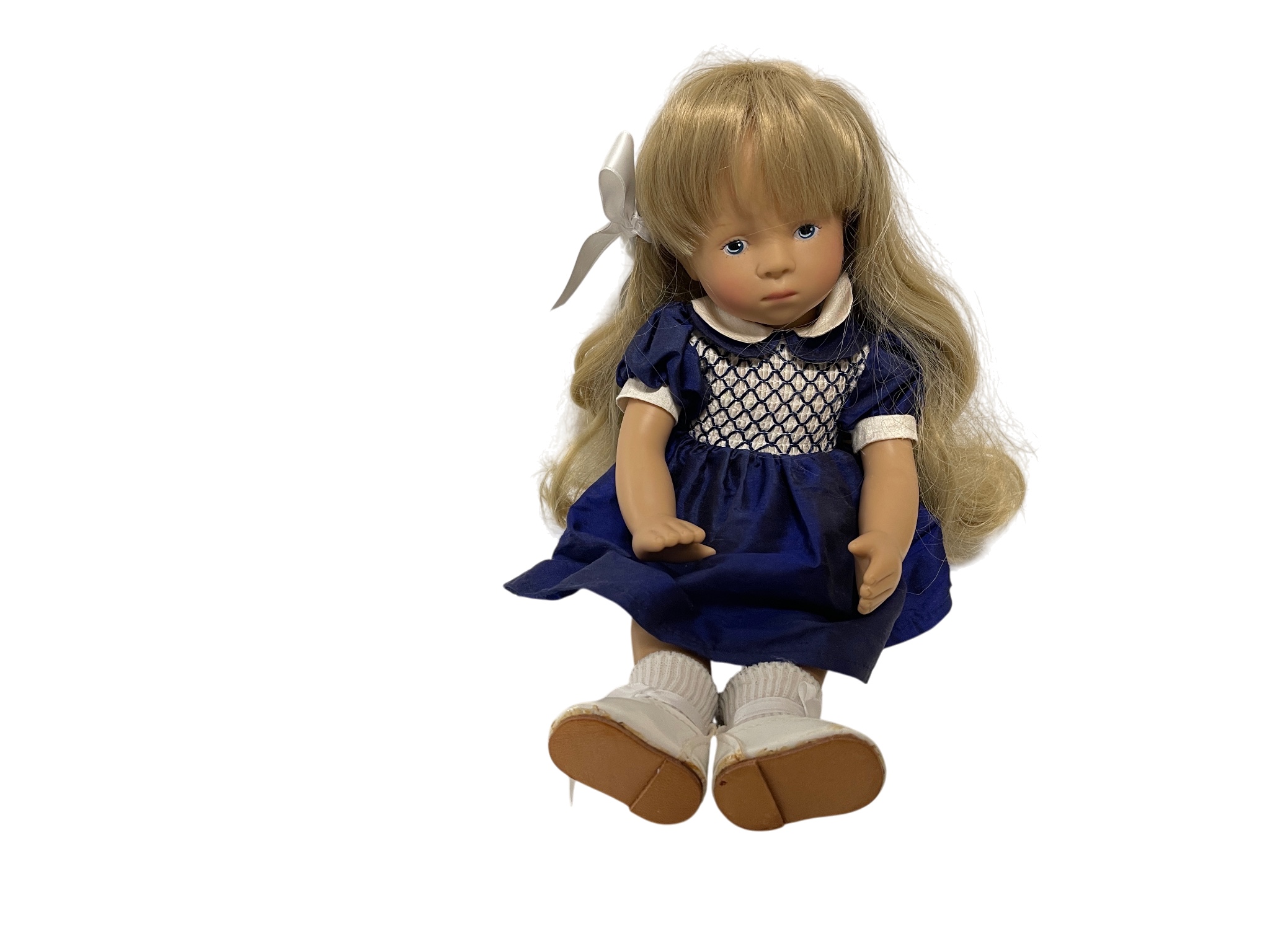 Künstlerpuppe Sylvia Natterer Vinyl Puppe 36 cm. Top Zustand  