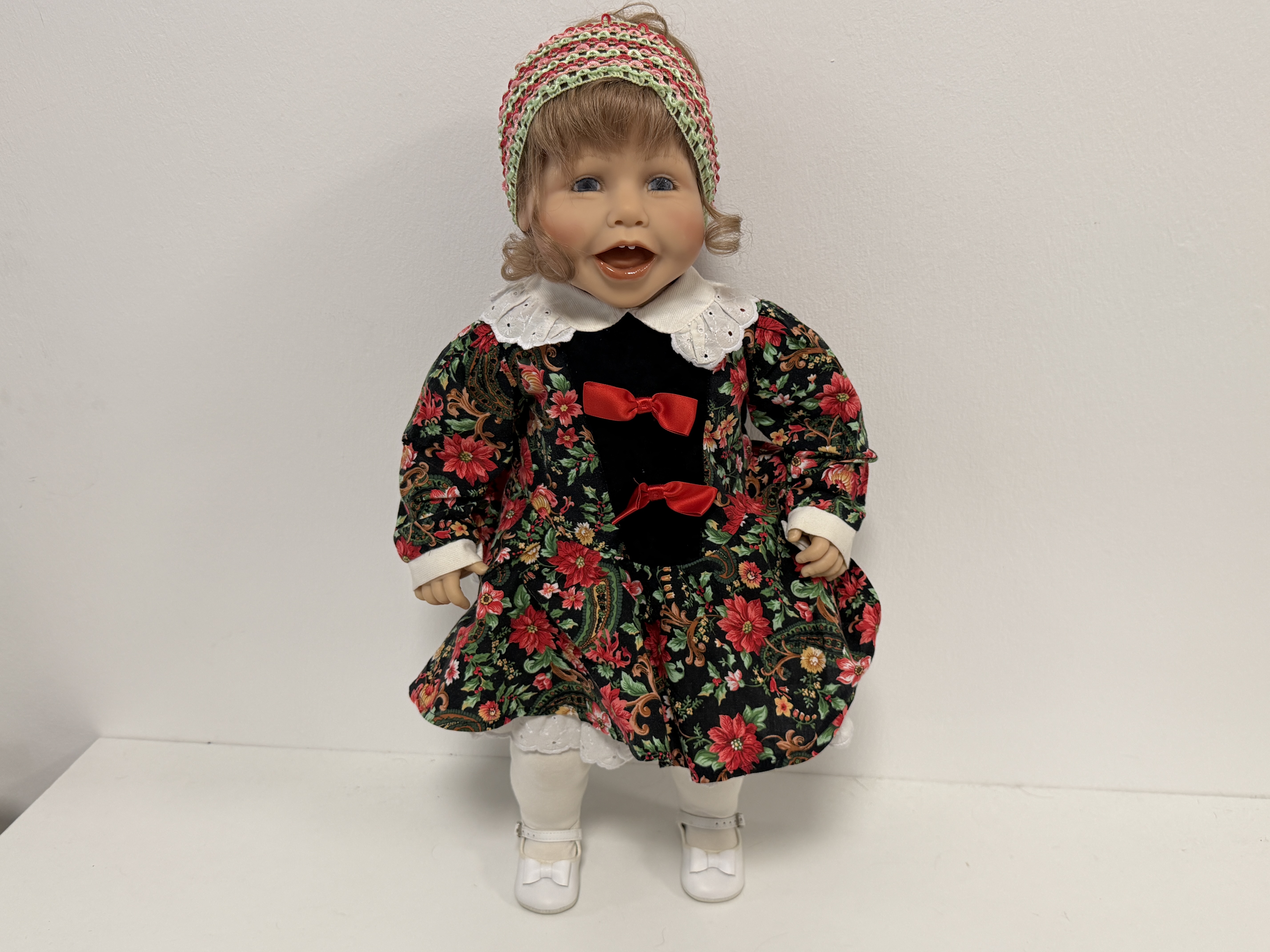 Brigitte Leman Künstlerpuppe Vinyl Puppe 65 cm. Top Zustand.   
