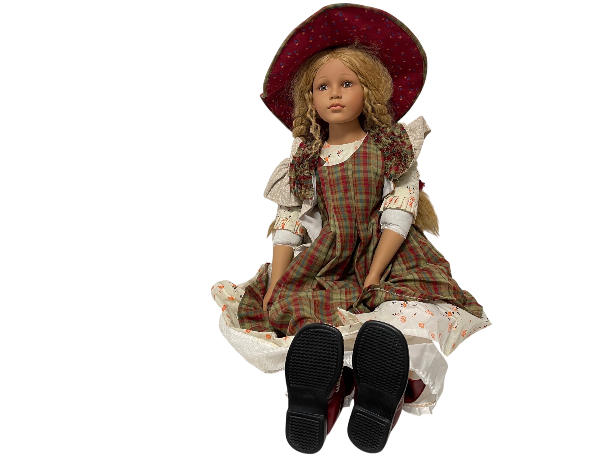 Künstlerpuppe Vinyl Puppe 110 cm. Top Zustand