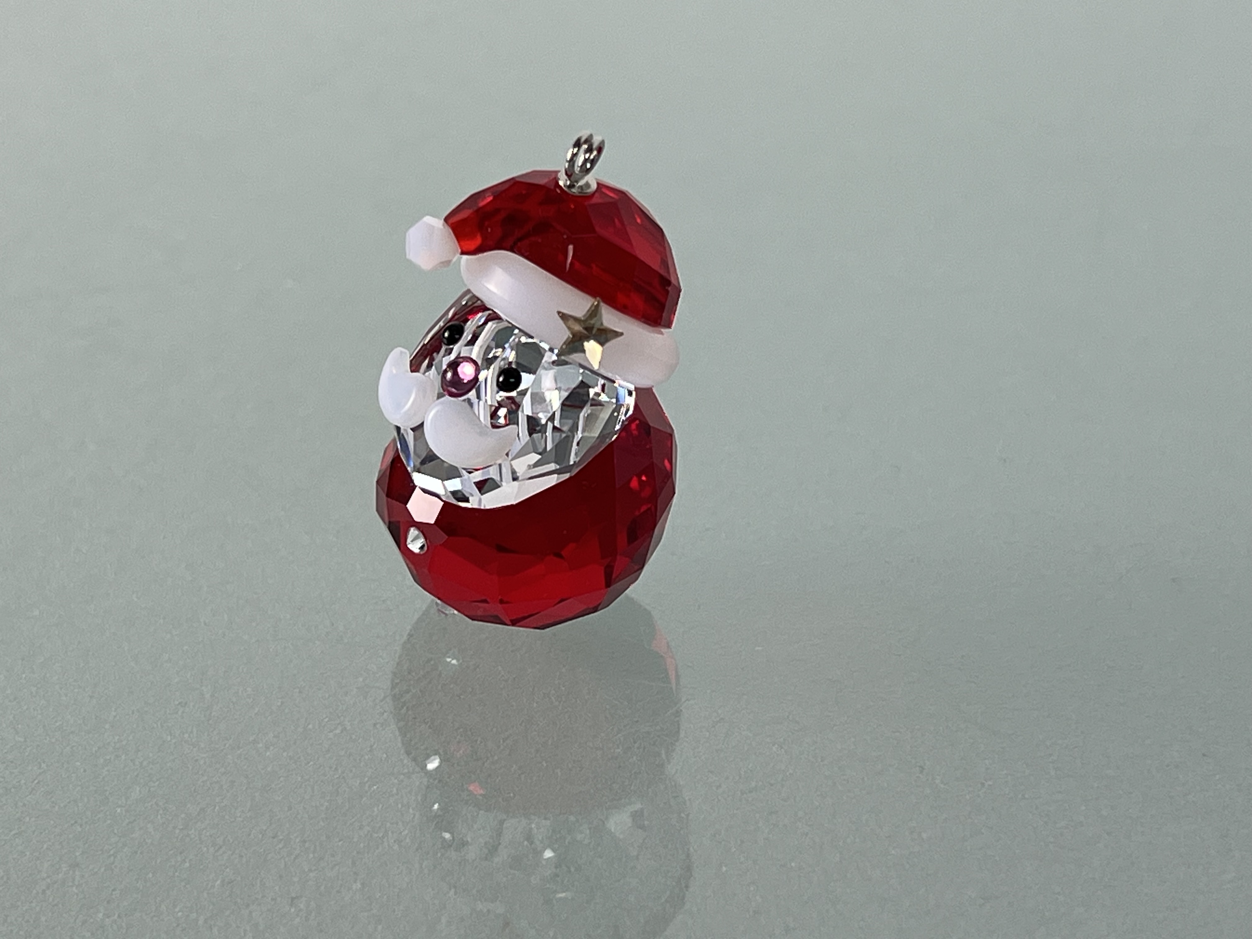  Swarovski Figur 5544533 Weihnachtsmann Ornament Rocking Santa 4,1 cm. Top Zustand