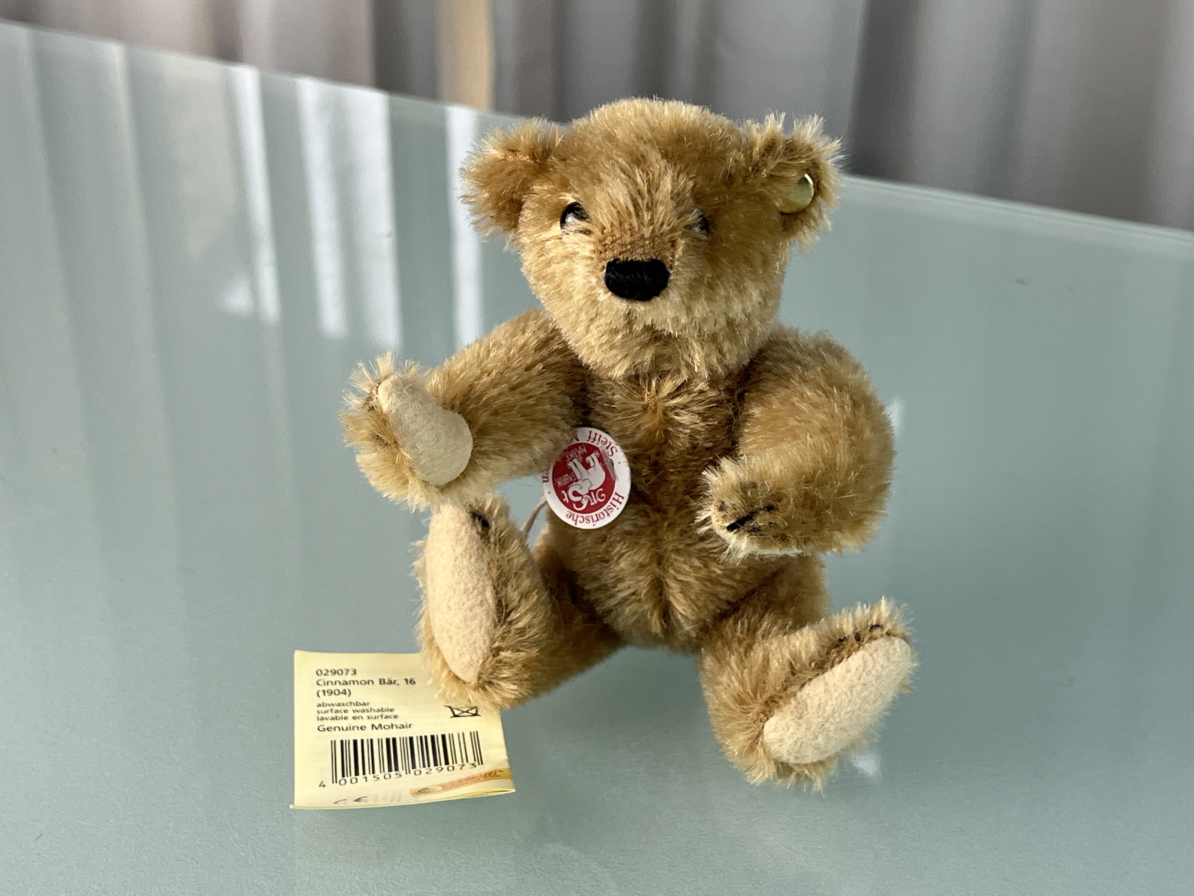 Steiff Tier TeddyBär 029073 Cinnamon Bär 16 cm. Top Zustand