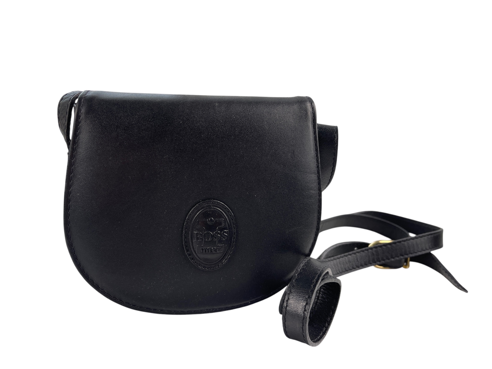 BOSS Leder Damentasche Handtasche 15 x 14 x 4 cm.  Guter Zustand 