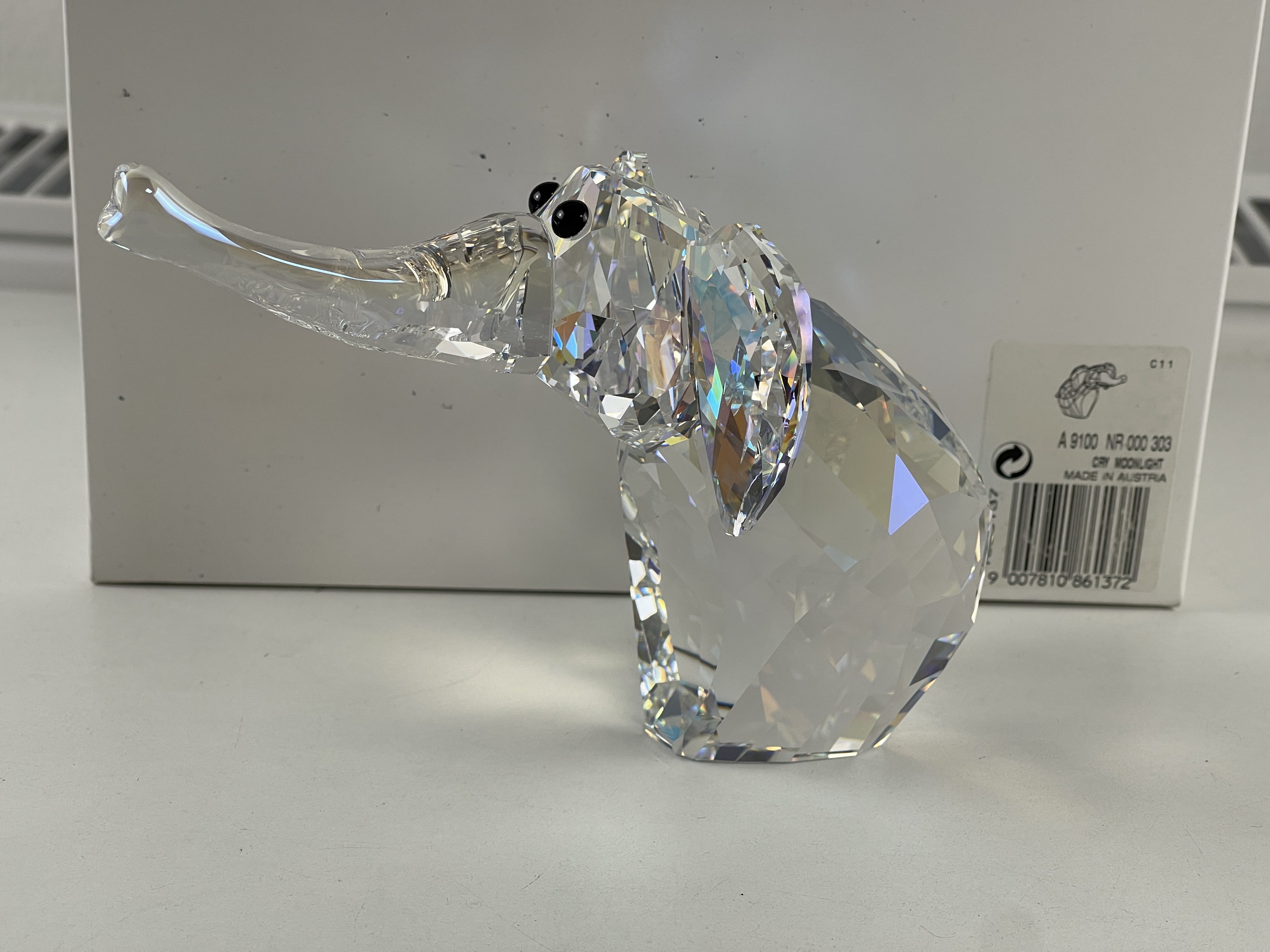 Swarovski Figur 1086137 Elefant Tony 12,5 cm. Ovp & Zertifikat Top Zustand 