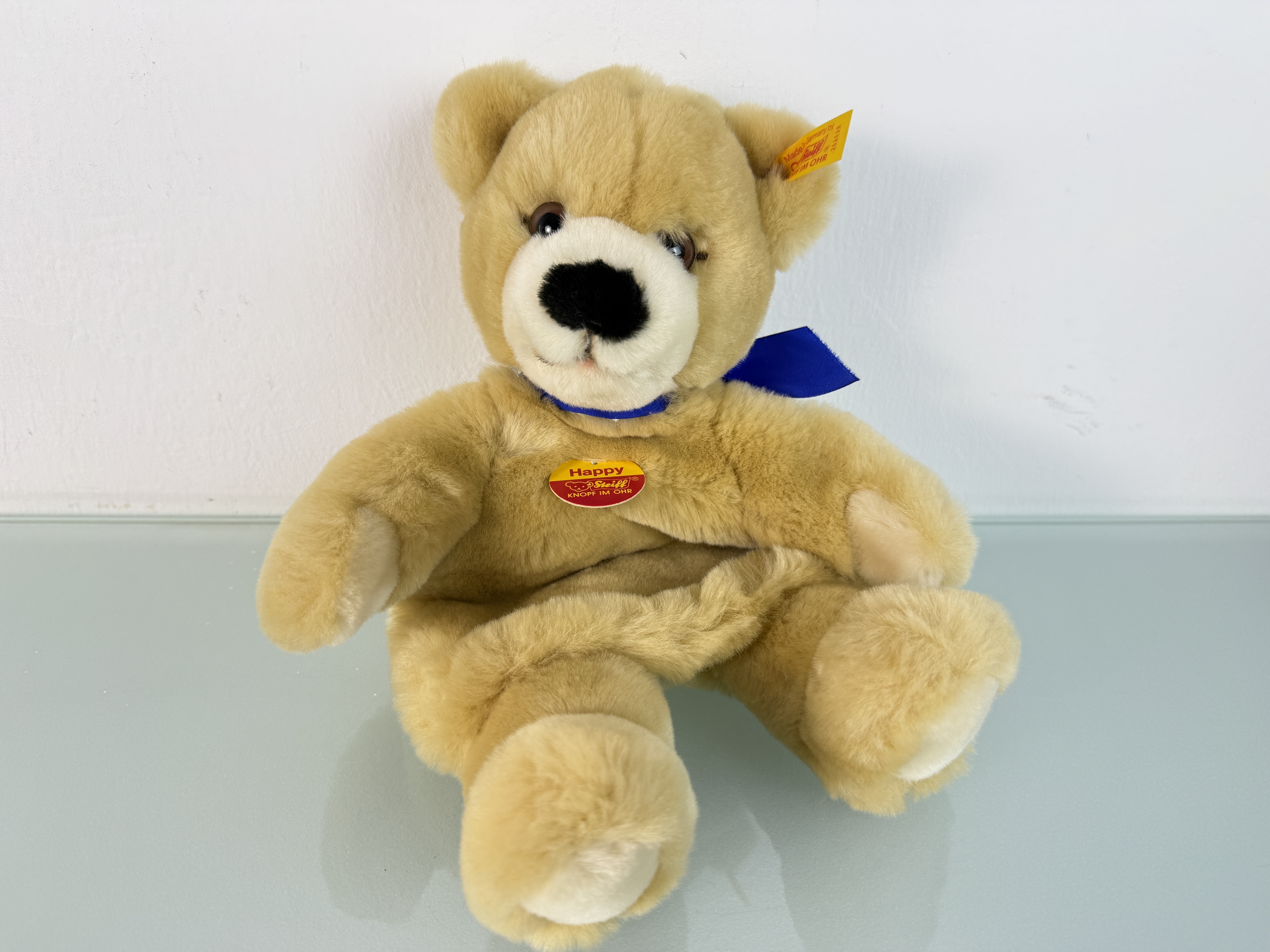 Steiff Tier 253539 Handpuppe Teddy 32 cm - Top Zustand    