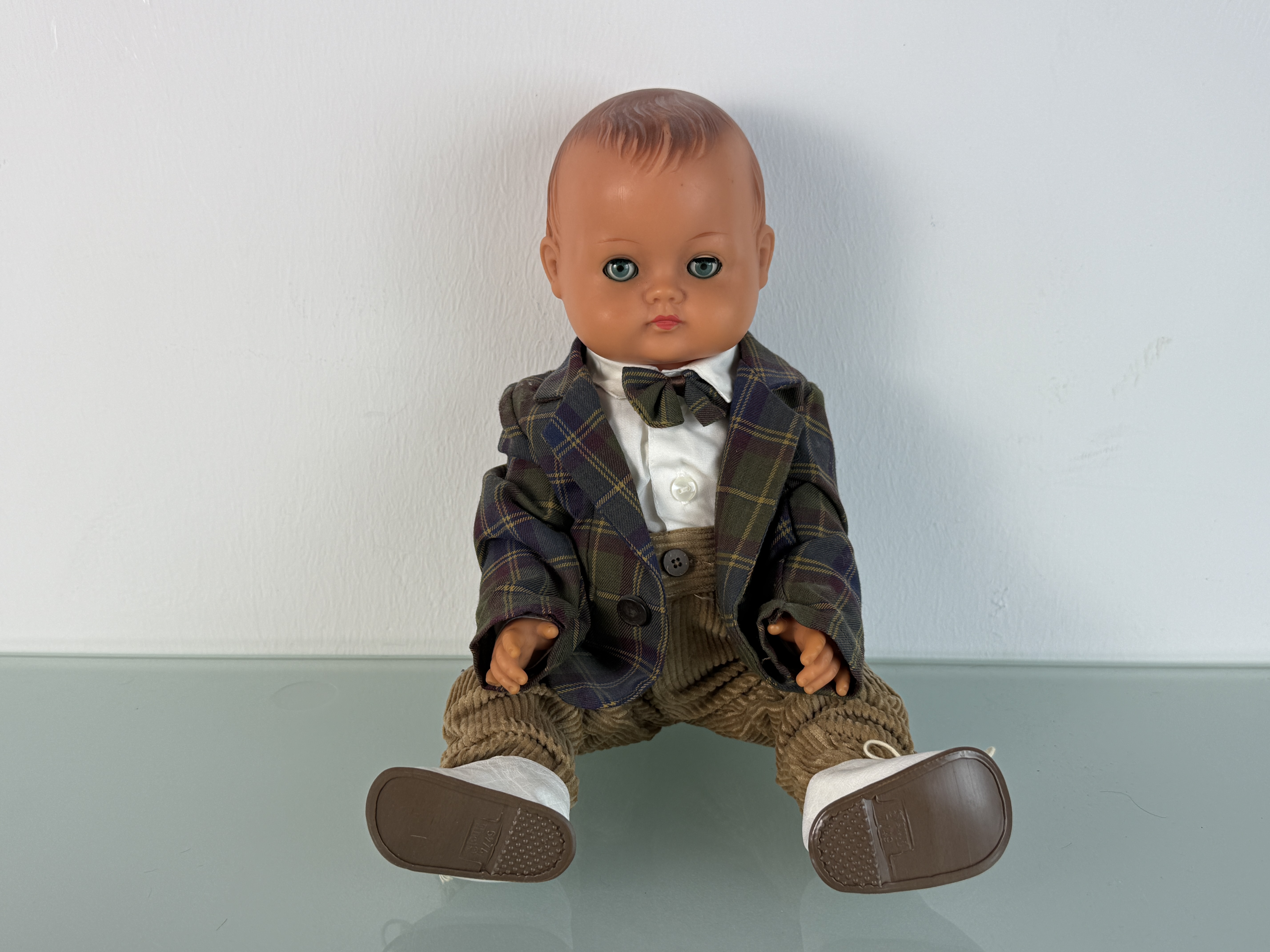 Künstlerpuppe Vinyl Puppe 38 cm Top Zustand  