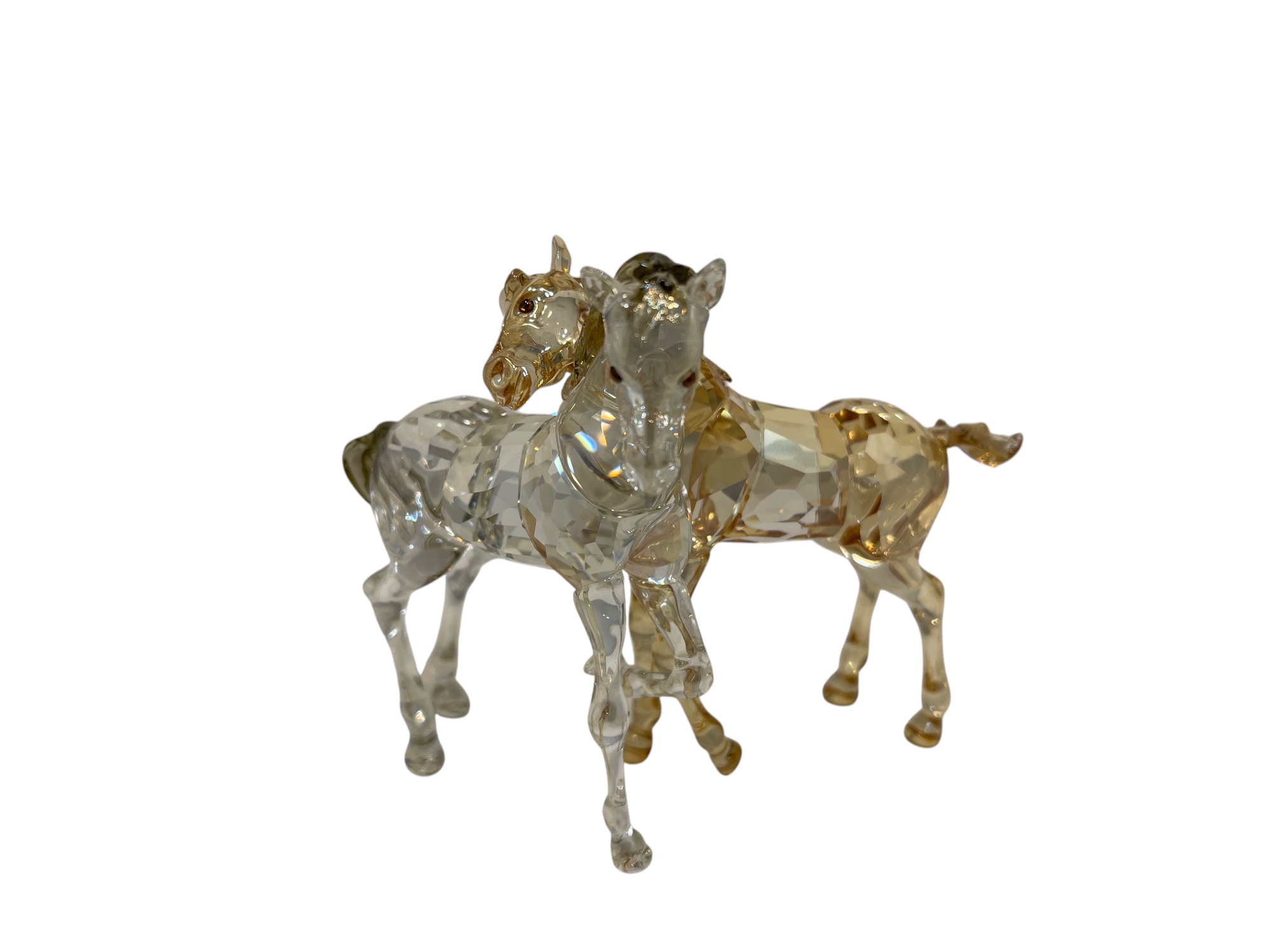 Swarovski Figur 1121627 Fohlen Spielend 12 x 9 cm. Top Zustand 