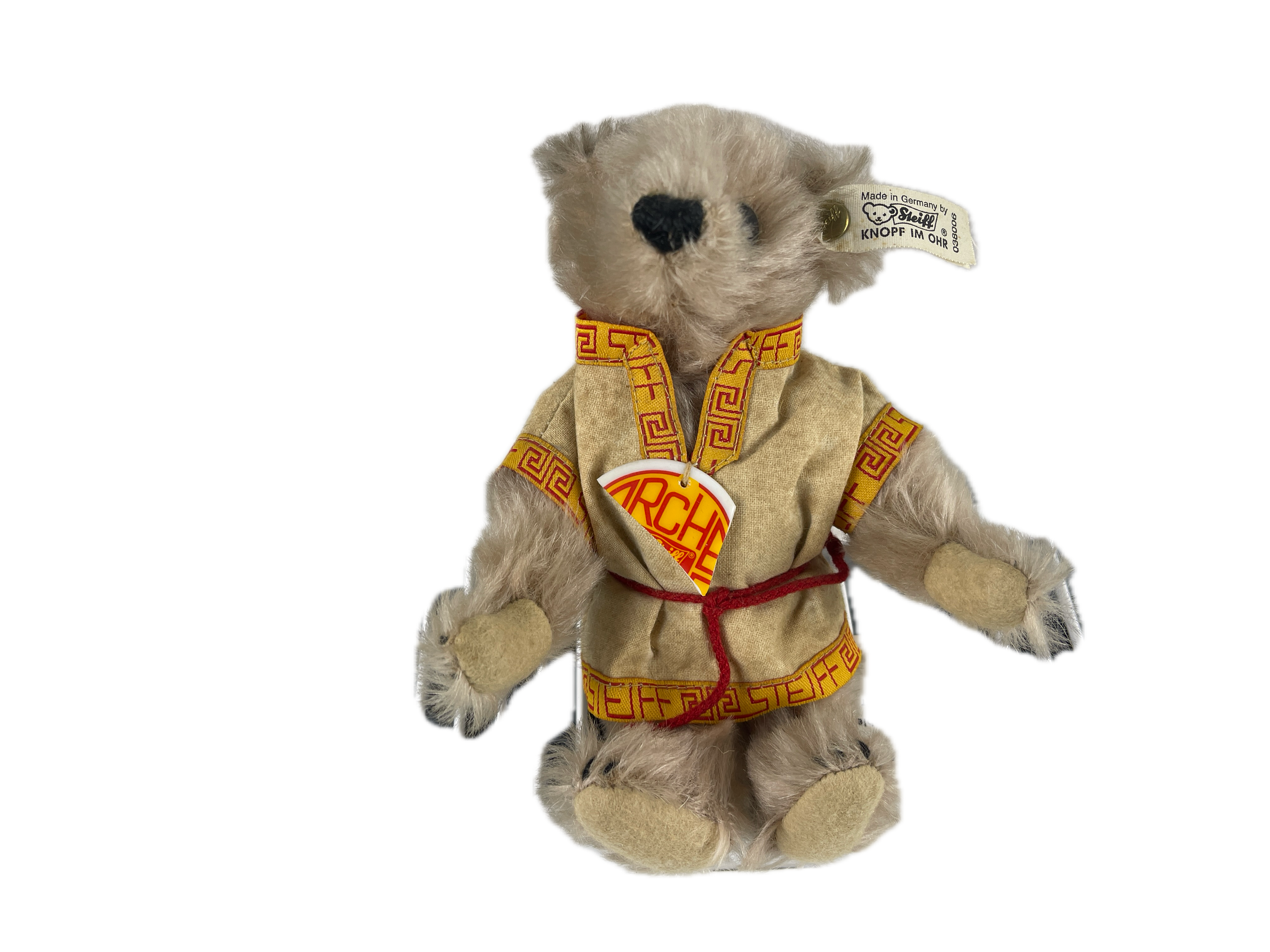 Steiff Tier 038006 Arche Noah Teddy Bär 20 cm. - Plakette Defekt 