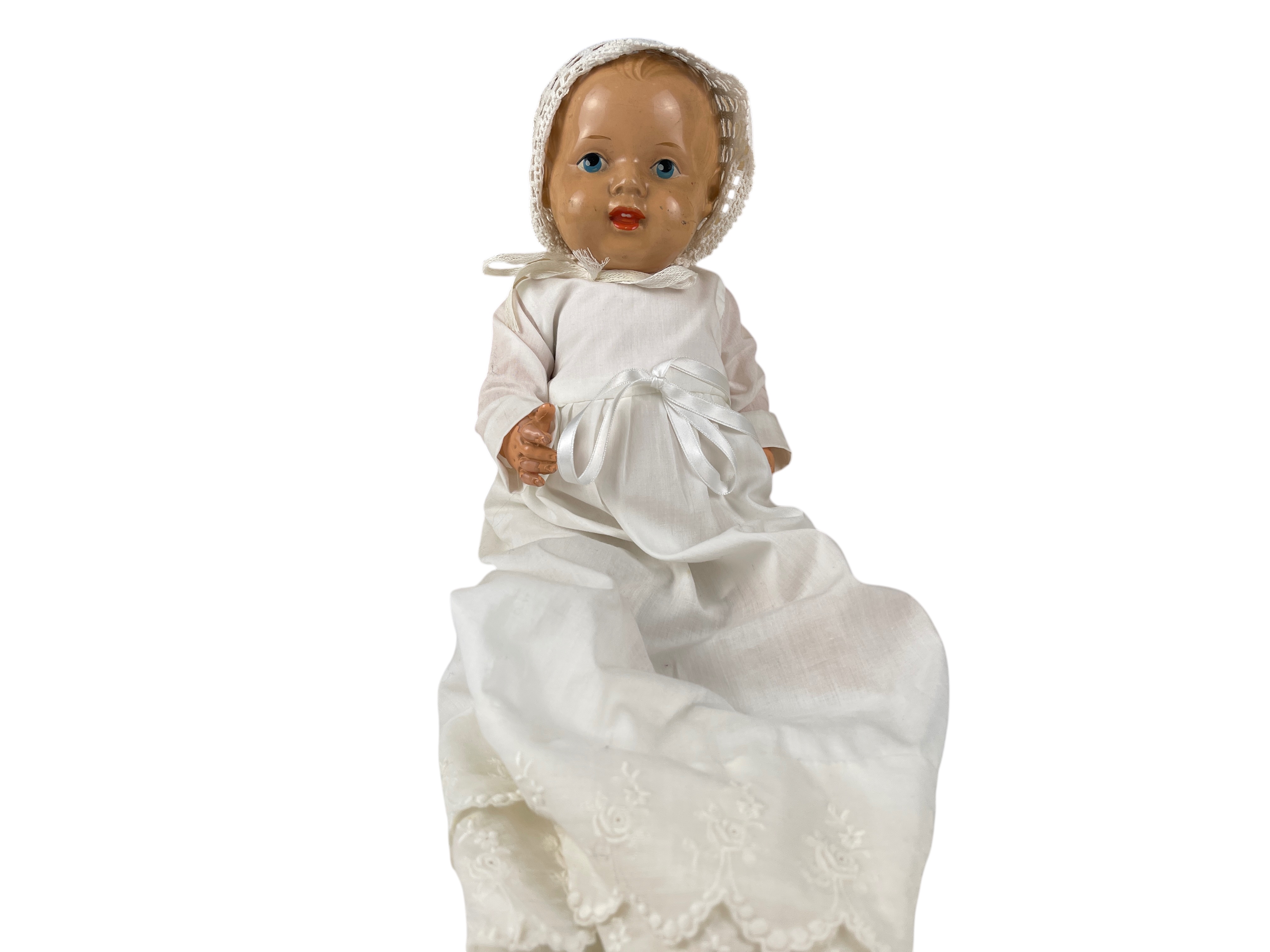 Künstlerpuppe Sammler Puppe alte Vinyl 30 cm Zustand siehe Fotos   