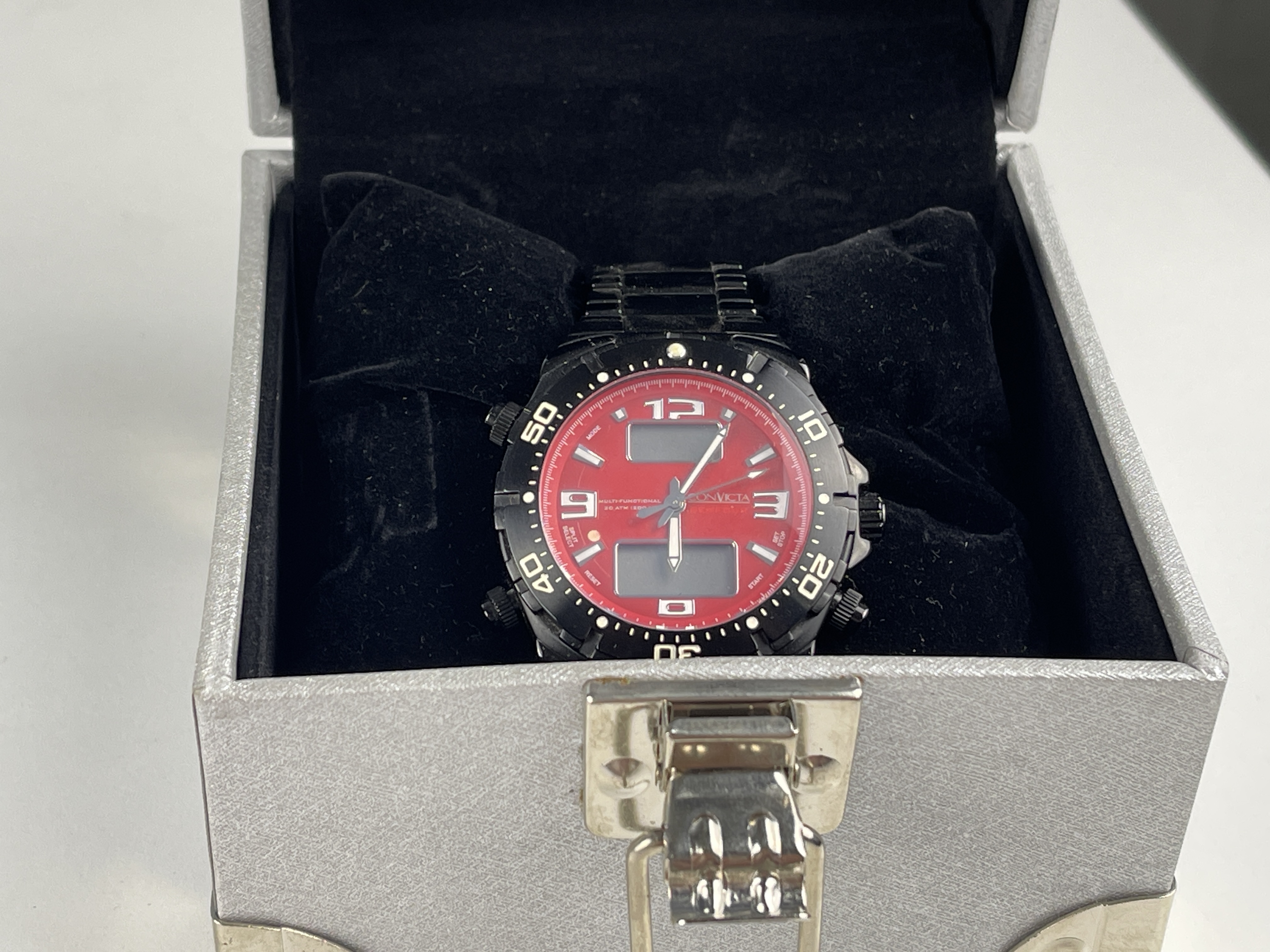 CONVICTA Herren Armbanduhr Digital  - Zustand siehe Fotos  
