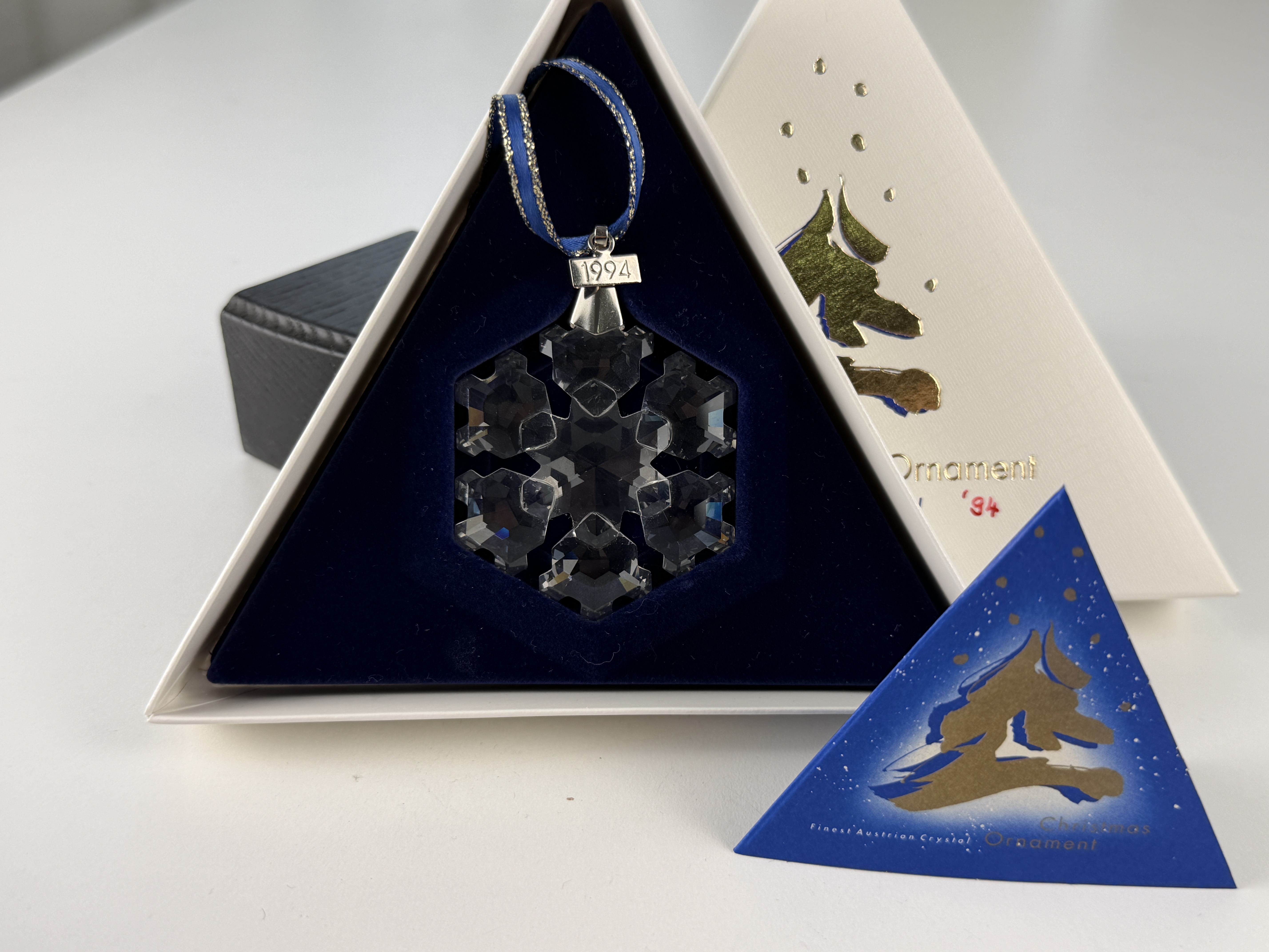 Swarovski Figur 181632 Weihnachtsstern 1994 Groß 7,5 cm Ovp Zertifikat  Top Zustand  