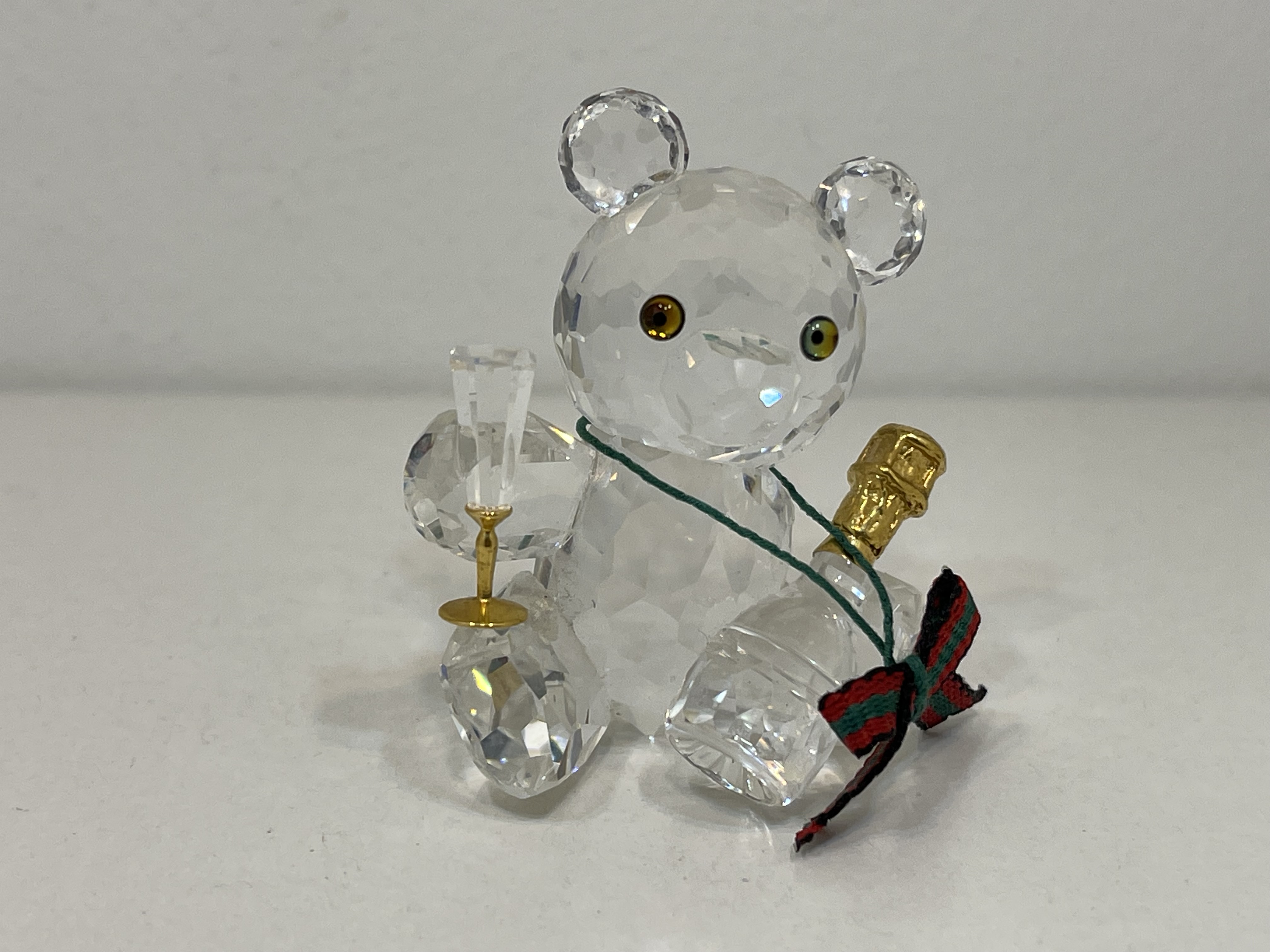 Swarovski Figur 238168 Kris Bär, Feiernder Bär 4 cm. Top Zustand 
