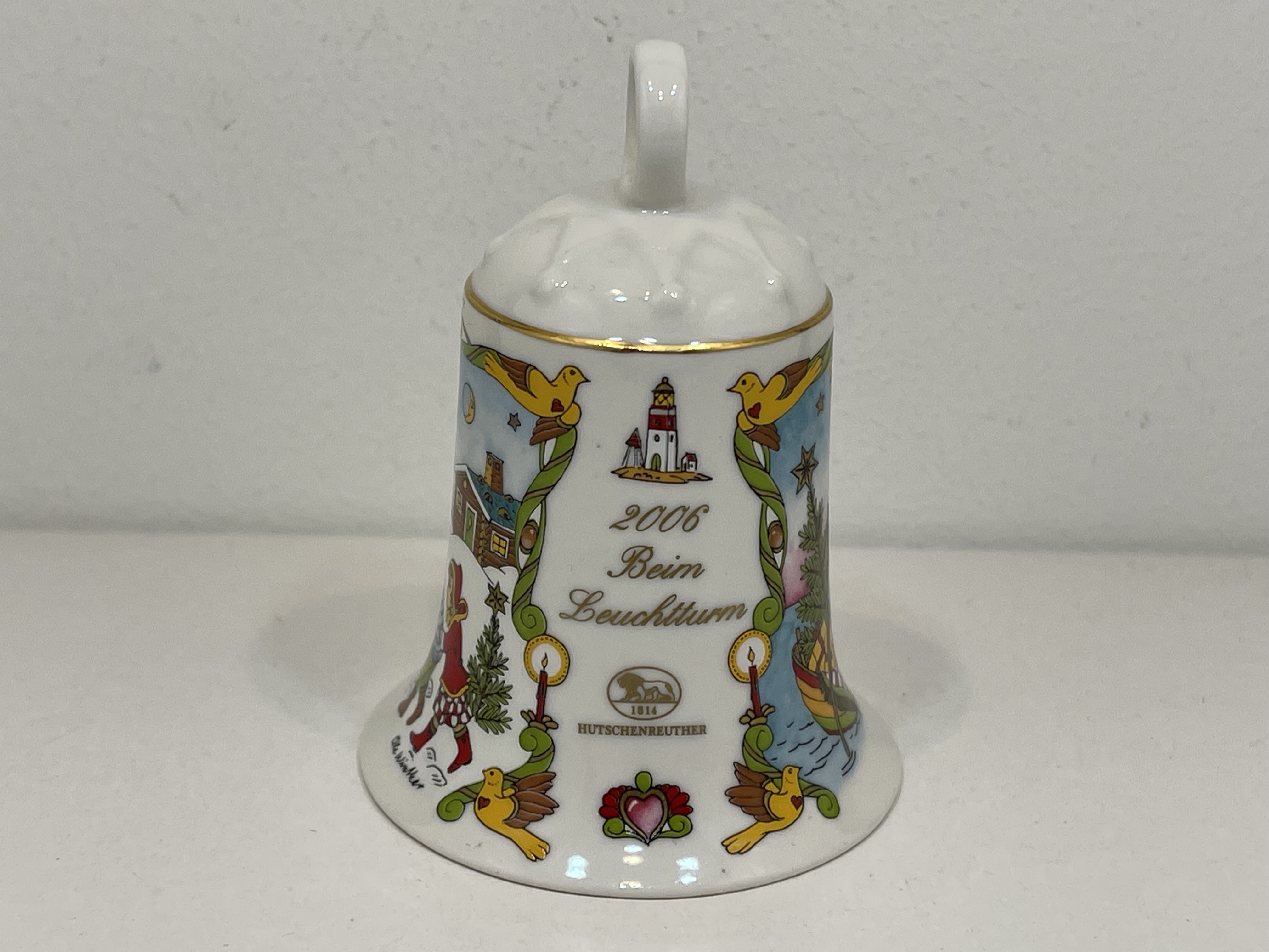  Hutschenreuther 2006 Weihnachtsglocke  7 cm. Top Zustand.  