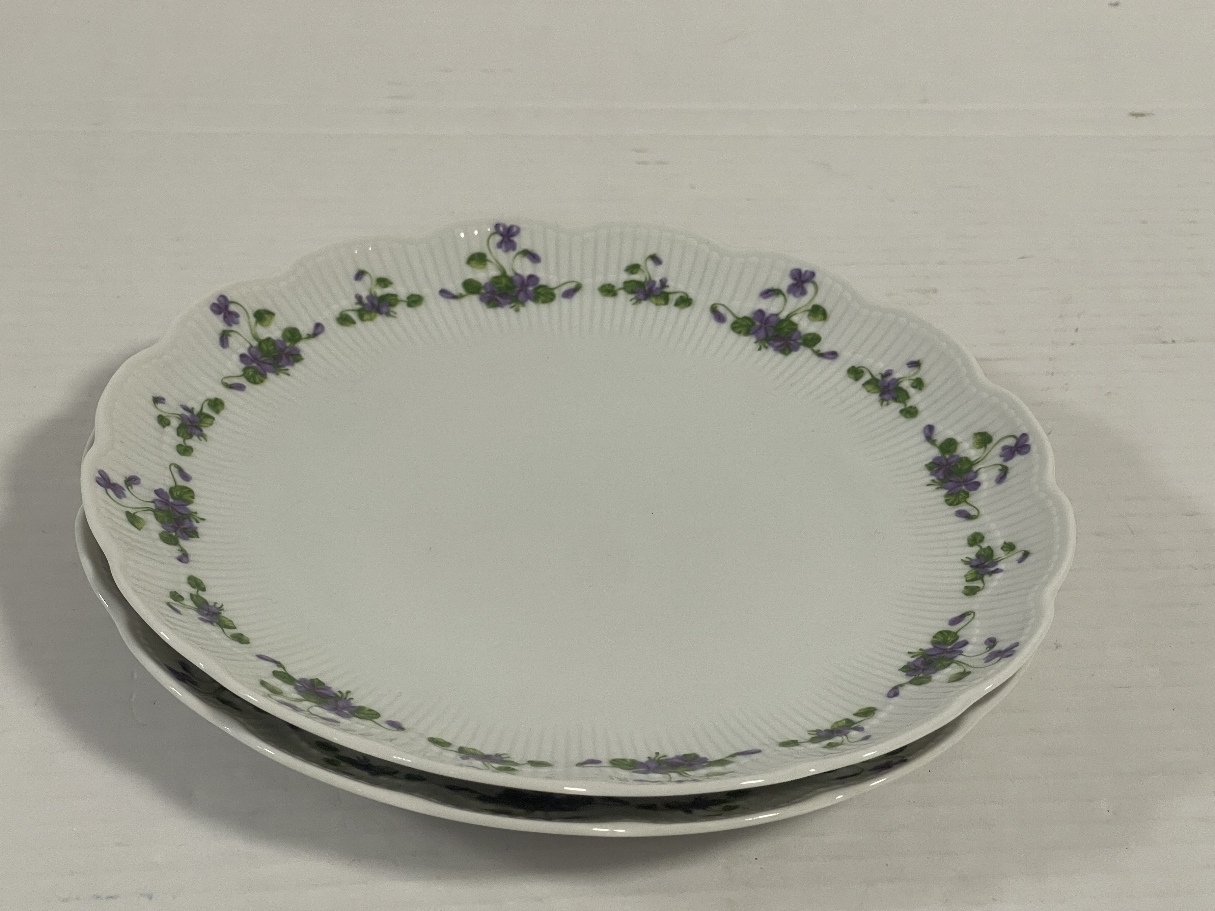  Hutschenreuther Porzellan Teller 2 Stück je  19,5 cm. Top Zustand.  