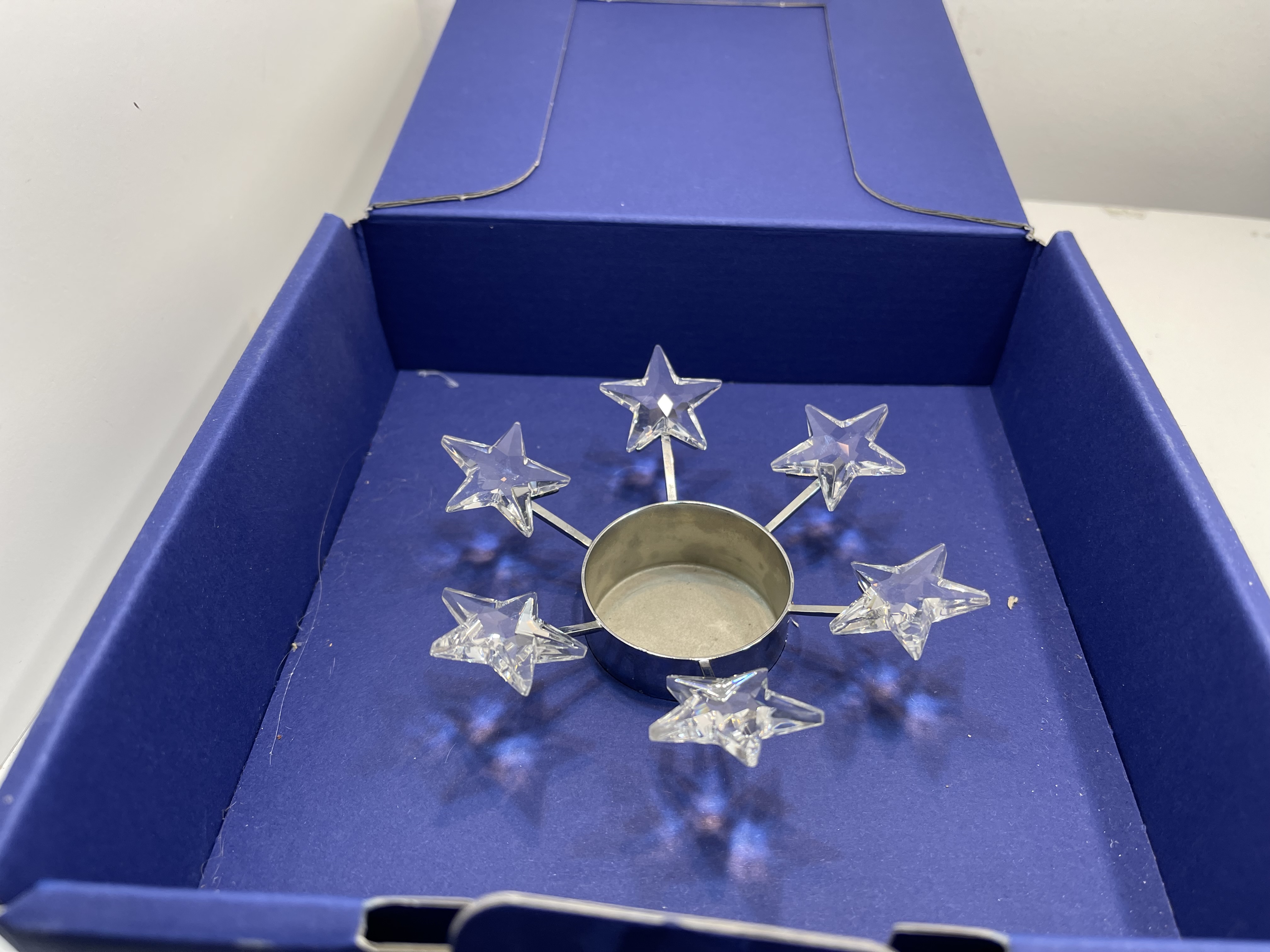 Swarovski Figur 683981 Teelicht Weihnachten 10,6 cm. Ovp & Zertifikat. Top Zustand   