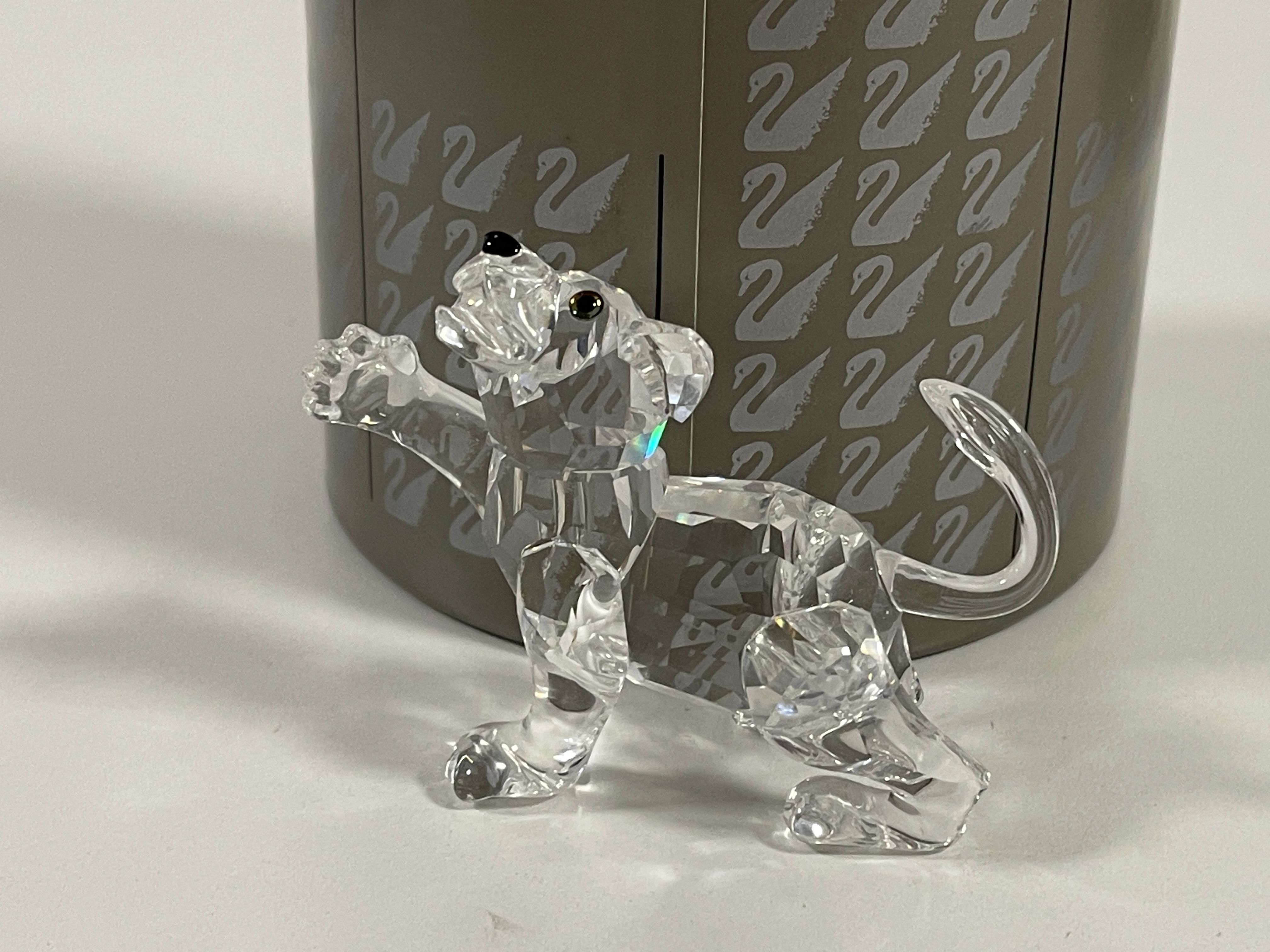  Swarovski Figur 210460 Baby Löwe, Jungtier 6,5 cm. mit Ovp & Zertifikat. Top Zustand 