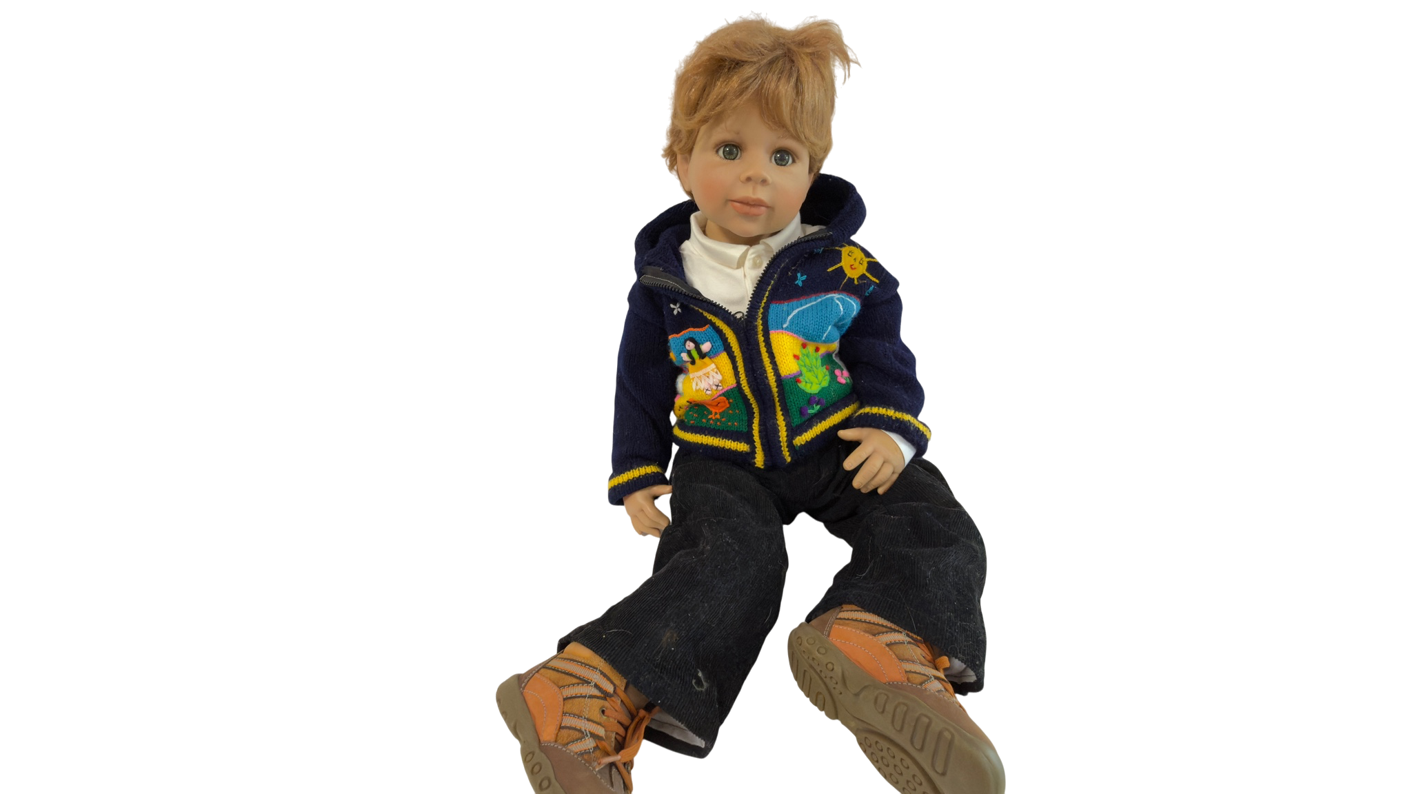 Künstlerpuppe Puppe Monika Levenig Vinyl Puppe 85 cm. Guter Zustand siehe Fotos 