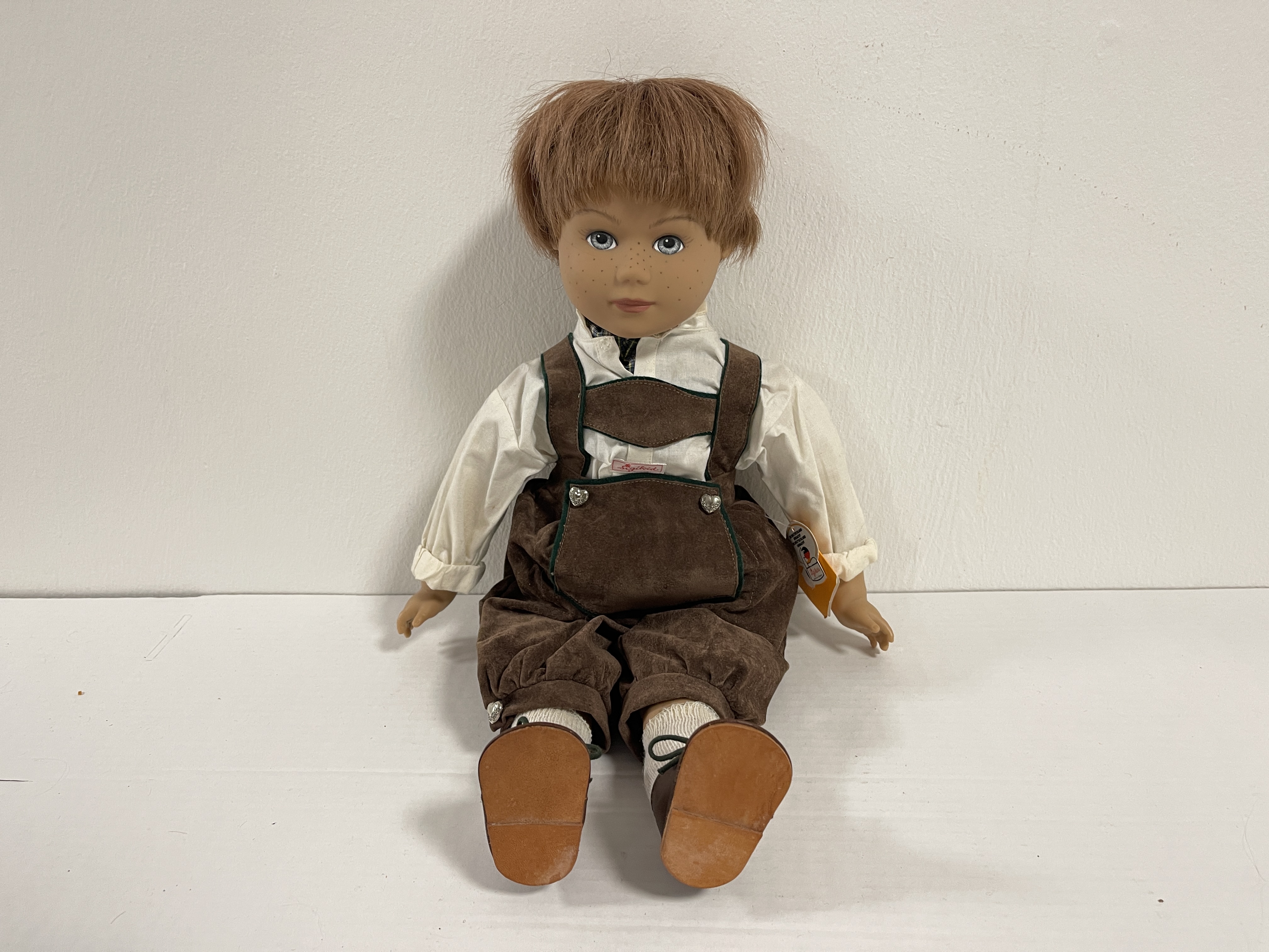 Künstlerpuppe Sigikid Vinyl Puppe 47 cm. Top Zustand
