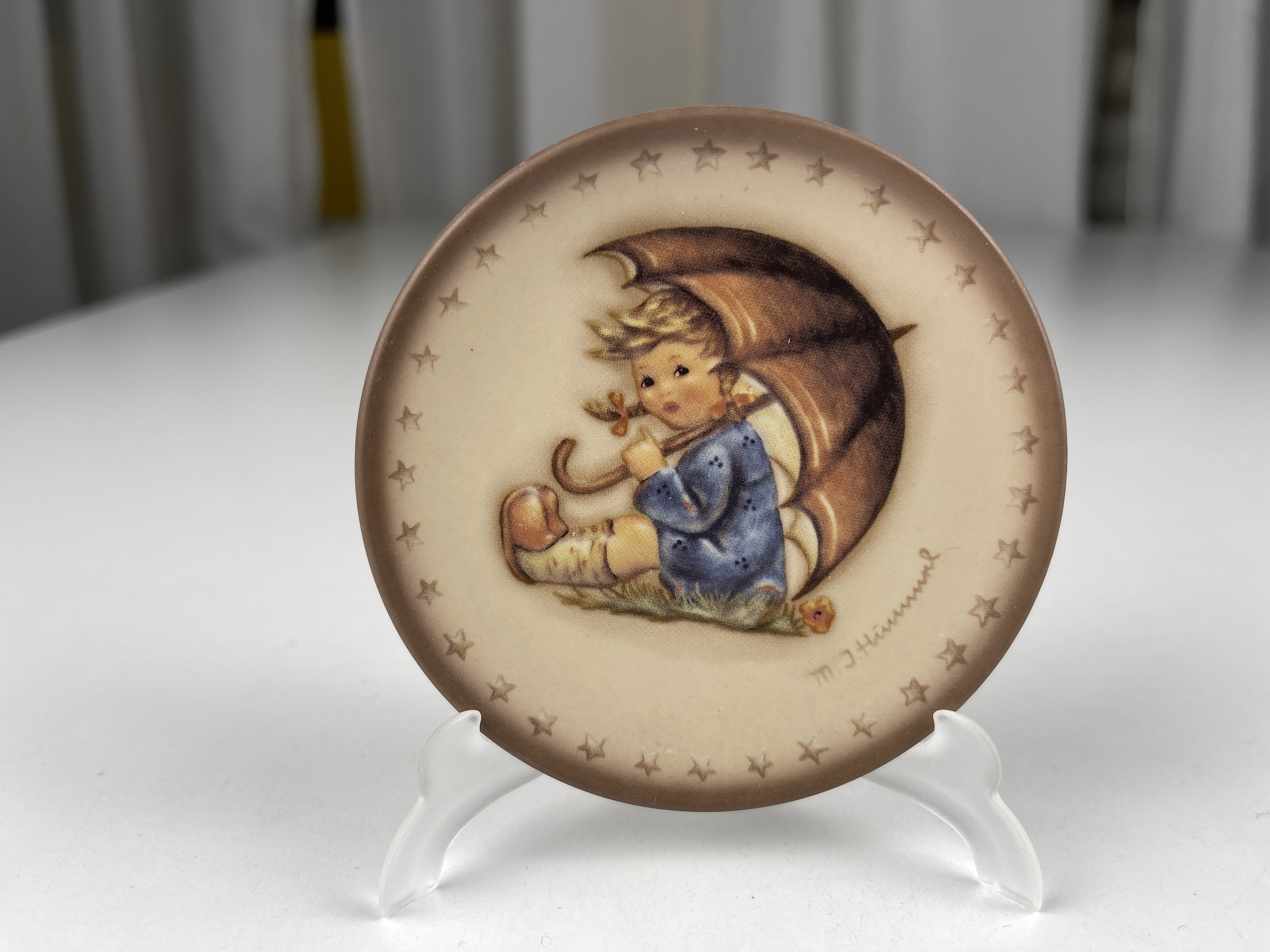  M.I. Hummel Teller  Ø 8,5 cm. 1 Wahl. Top Zustand.  