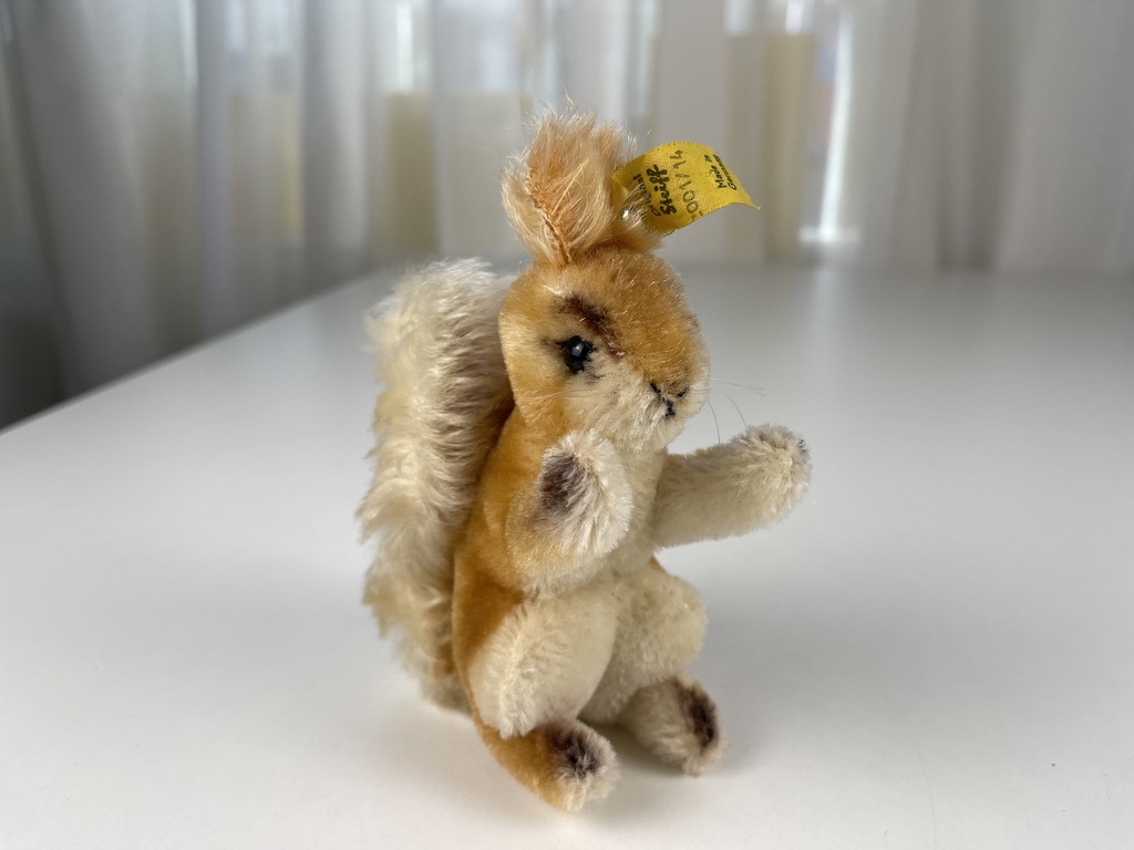 Steiff Stofftier Tier 2001/14 Eichhörnchen 12 cm. - Top Zustand 