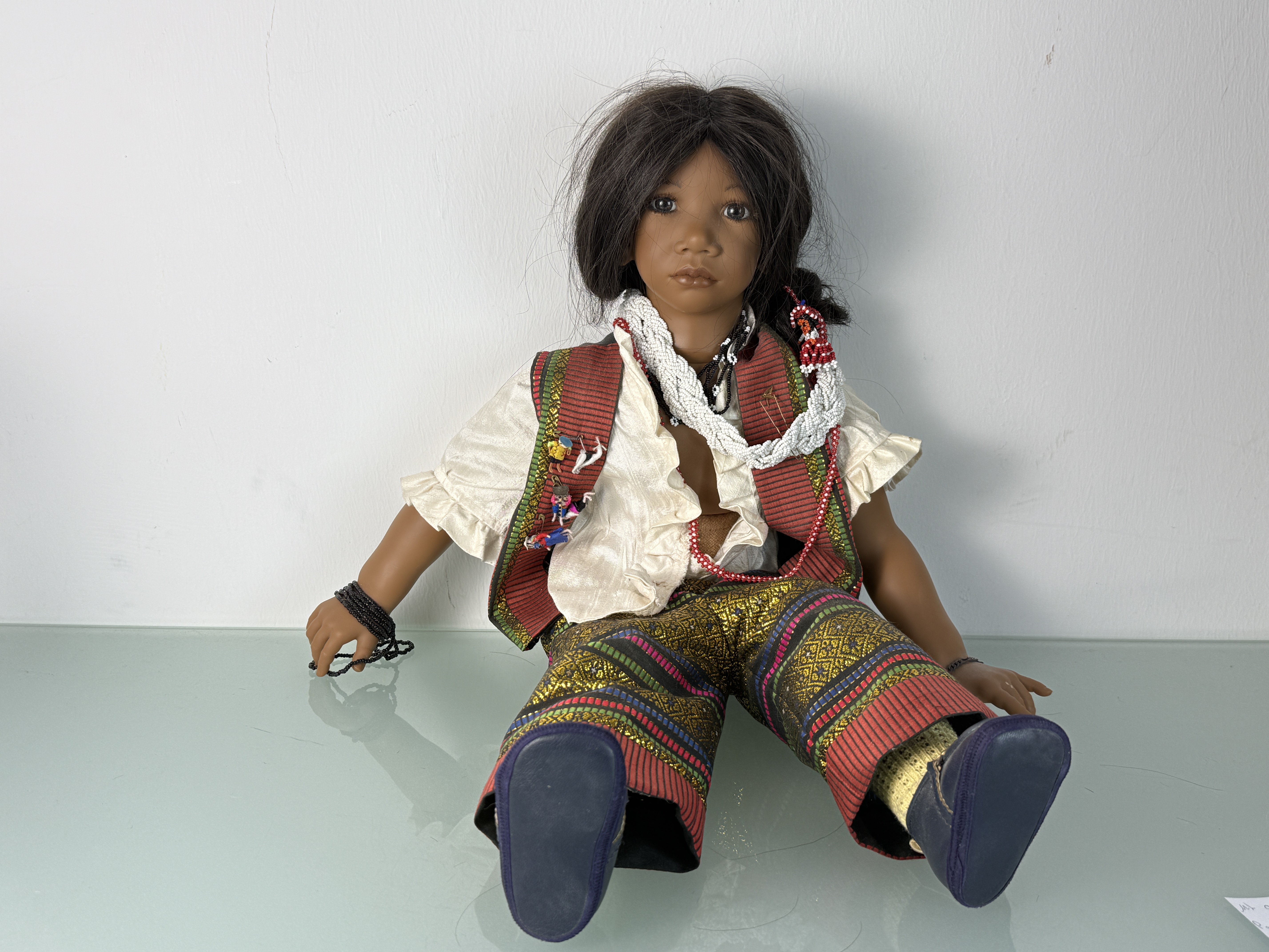 Künstlerpuppe Annette Himstedt Puppe Pancho 70 cm Top Zustand 
