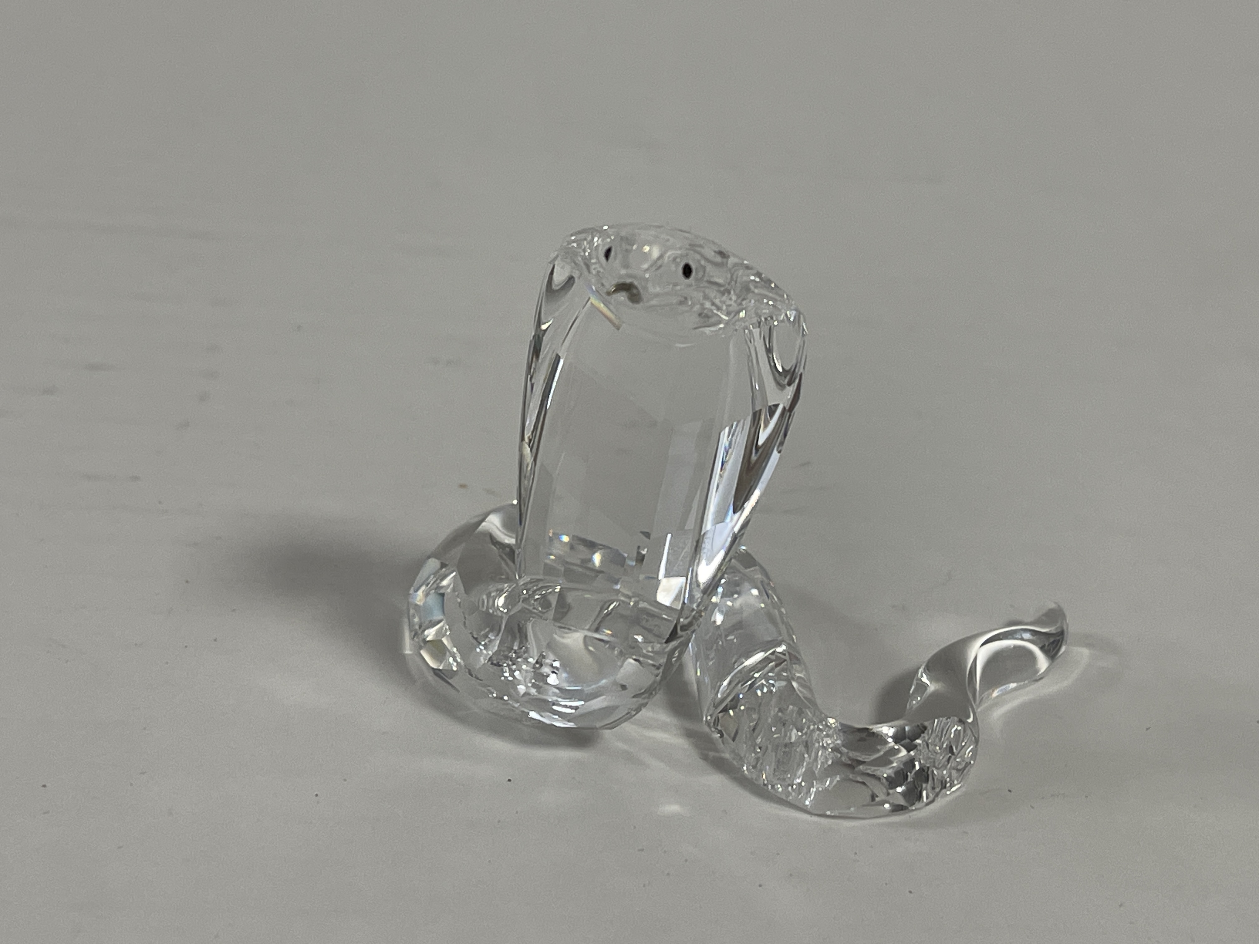  Swarovski Figur 243979 Schlange Cobra 6,5 cm. Top Zustand 