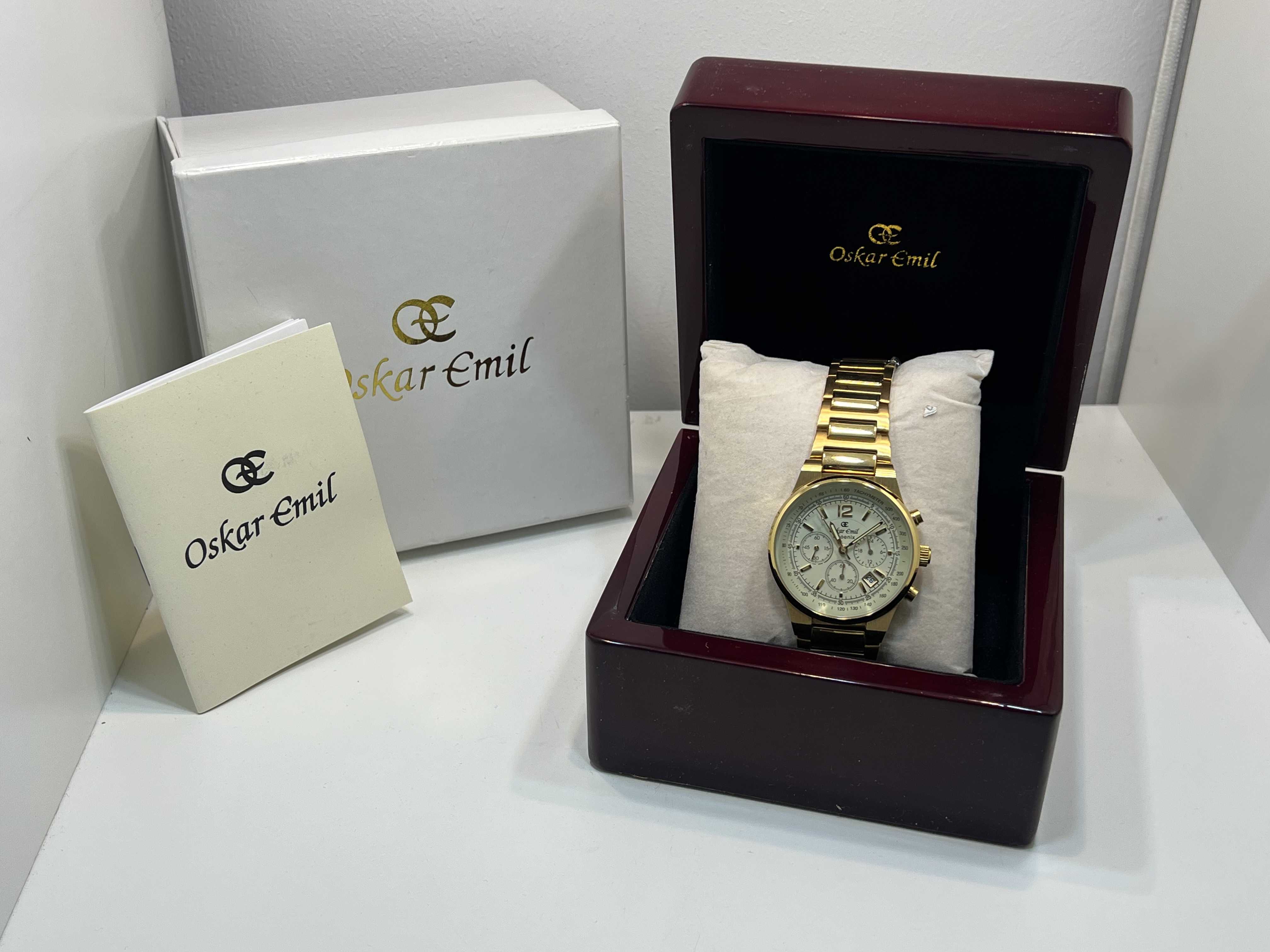 Oskar Emil Analog Chronograph Uhr -  Top Zustand