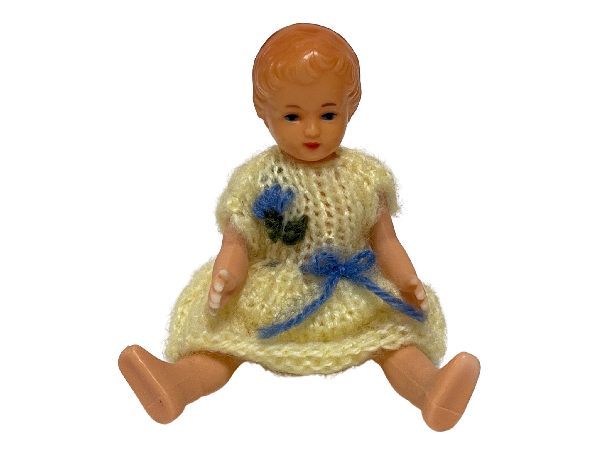 Künstlerpuppe Sammlerpuppe Vinyl Puppe 13 cm  Zustand siehe Fotos   