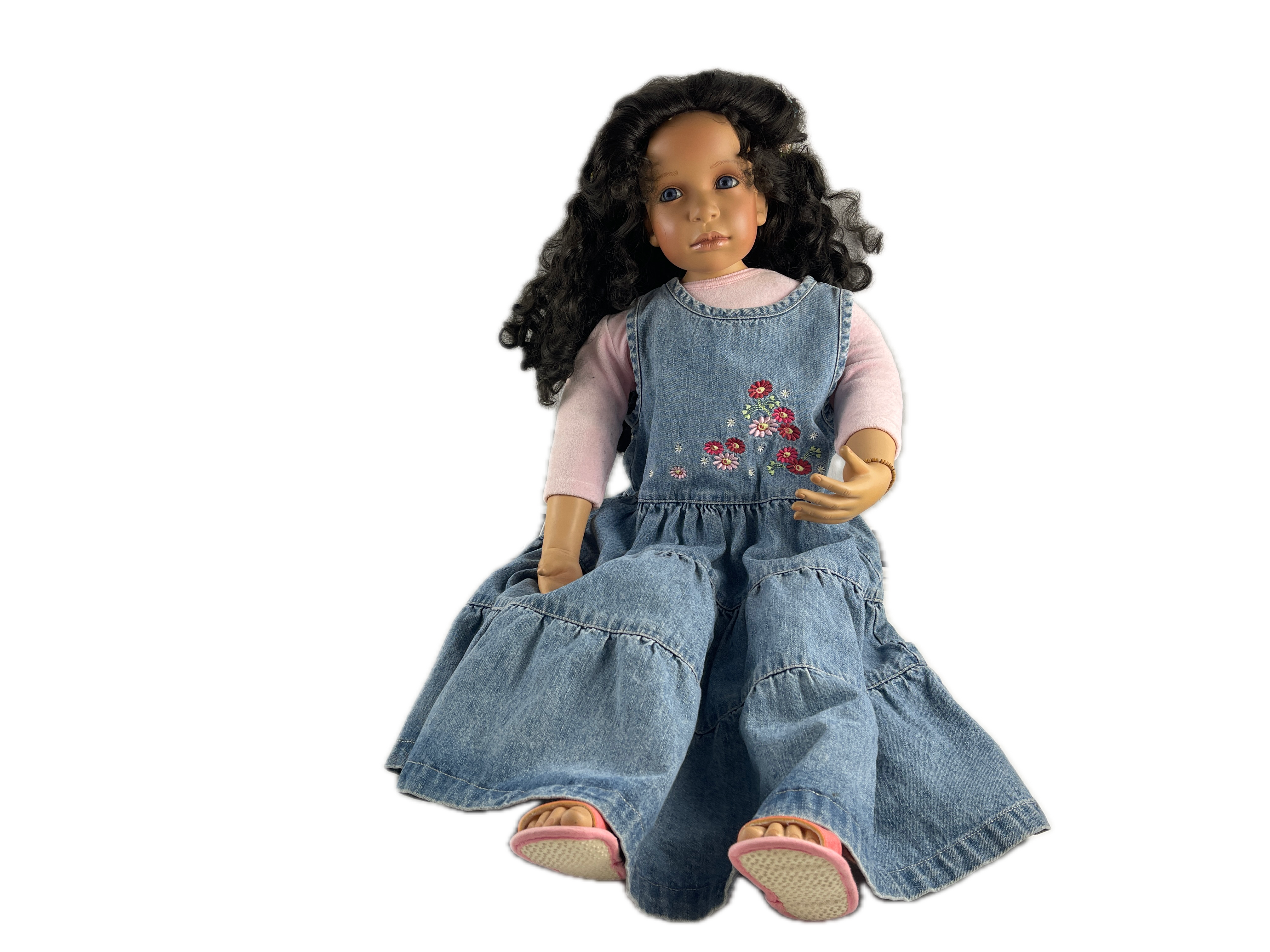 Pamela Erff Vinyl Künstlerpuppe Puppe 72 cm. Top Zustand  