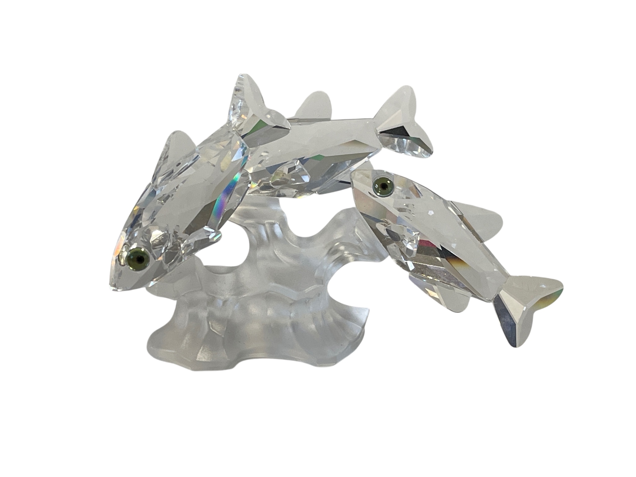 Swarovski Figur Kristallfigur 171709 Fischschwarm 8,5 cm. Top Zustand   