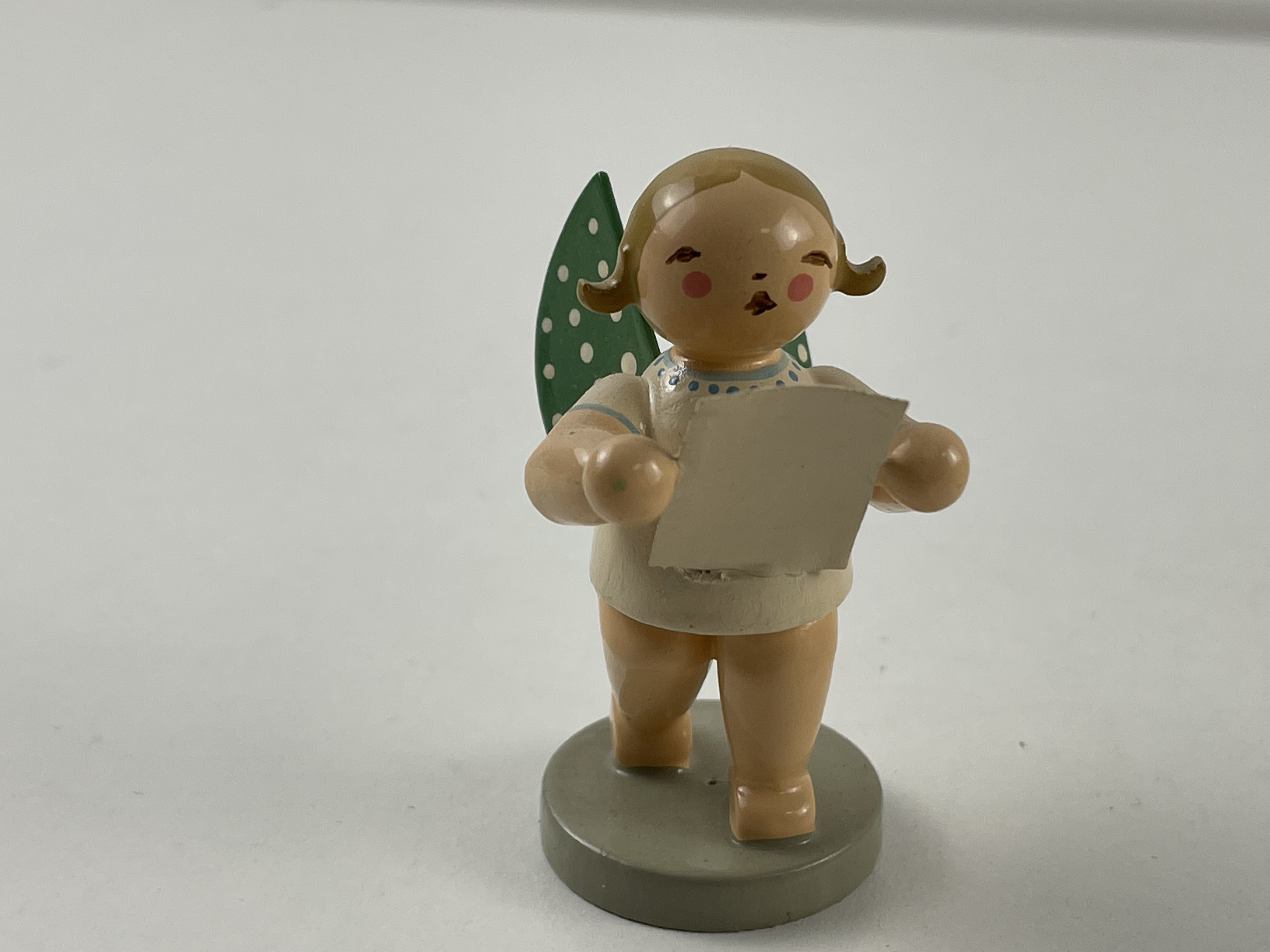 Erzgebirge Wendt und Kühn Figur Engel 6 cm. Top Zustand   